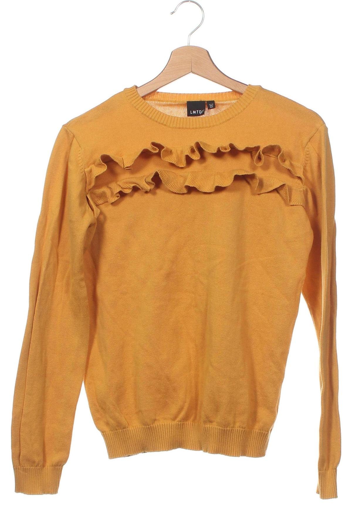 Детски пуловер LMTD, Размер 12-13y/ 158-164 см, Цвят Жълт, Цена 5,70 лв.