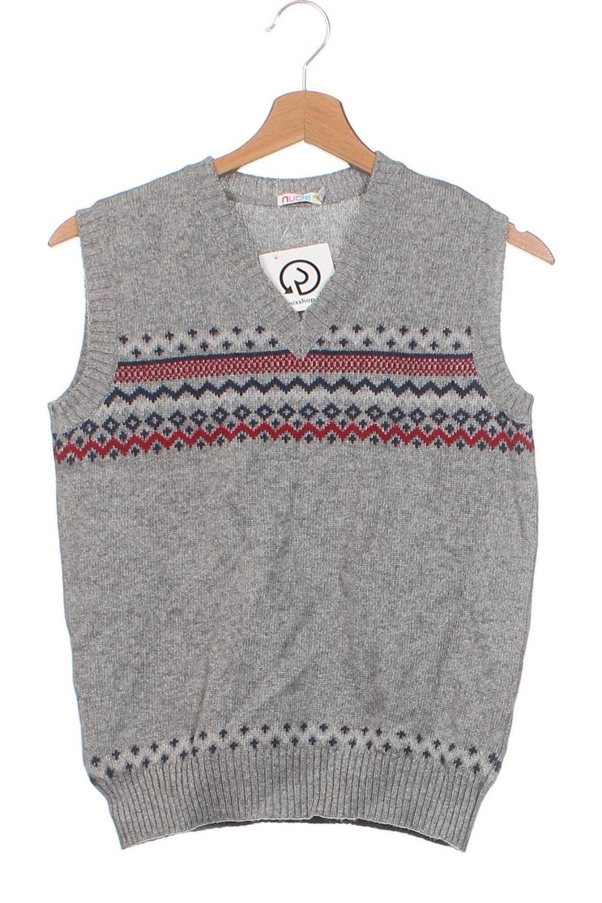 Детски пуловер Nucleo, Размер 11-12y/ 152-158 см, Цвят Сив, Цена 3,99 лв.