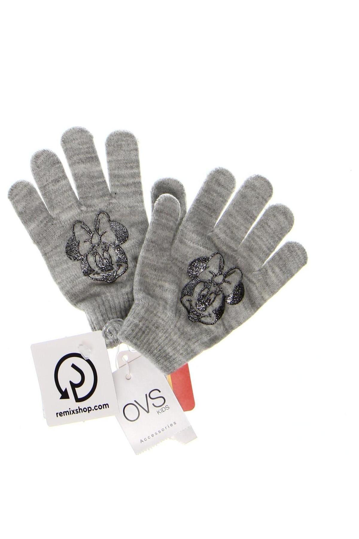 Παιδικά γάντια Oviesse, Χρώμα Γκρί, Τιμή 11,34 €