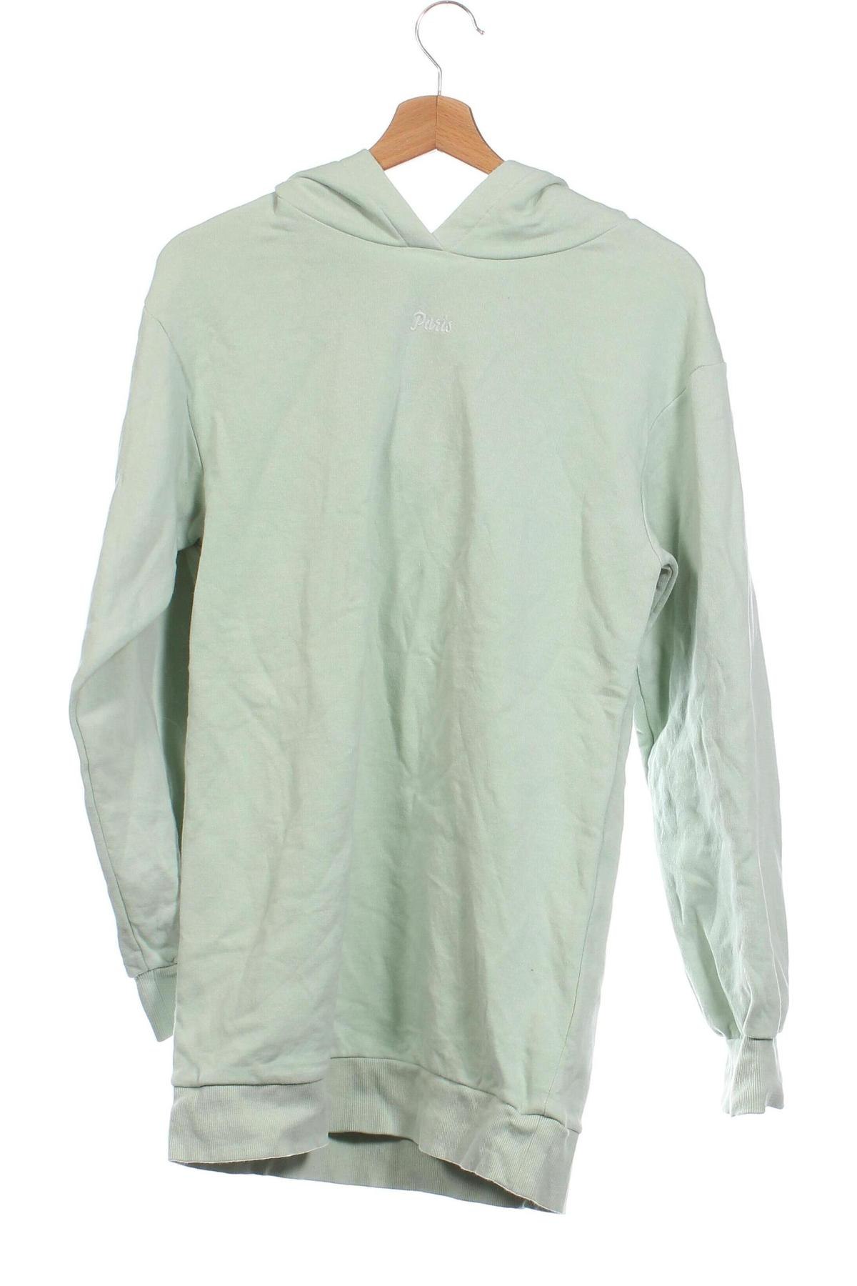 Gyerek sweatshirt H&M, Méret 15-18y / 170-176 cm, Szín Zöld, Ár 2 567 Ft