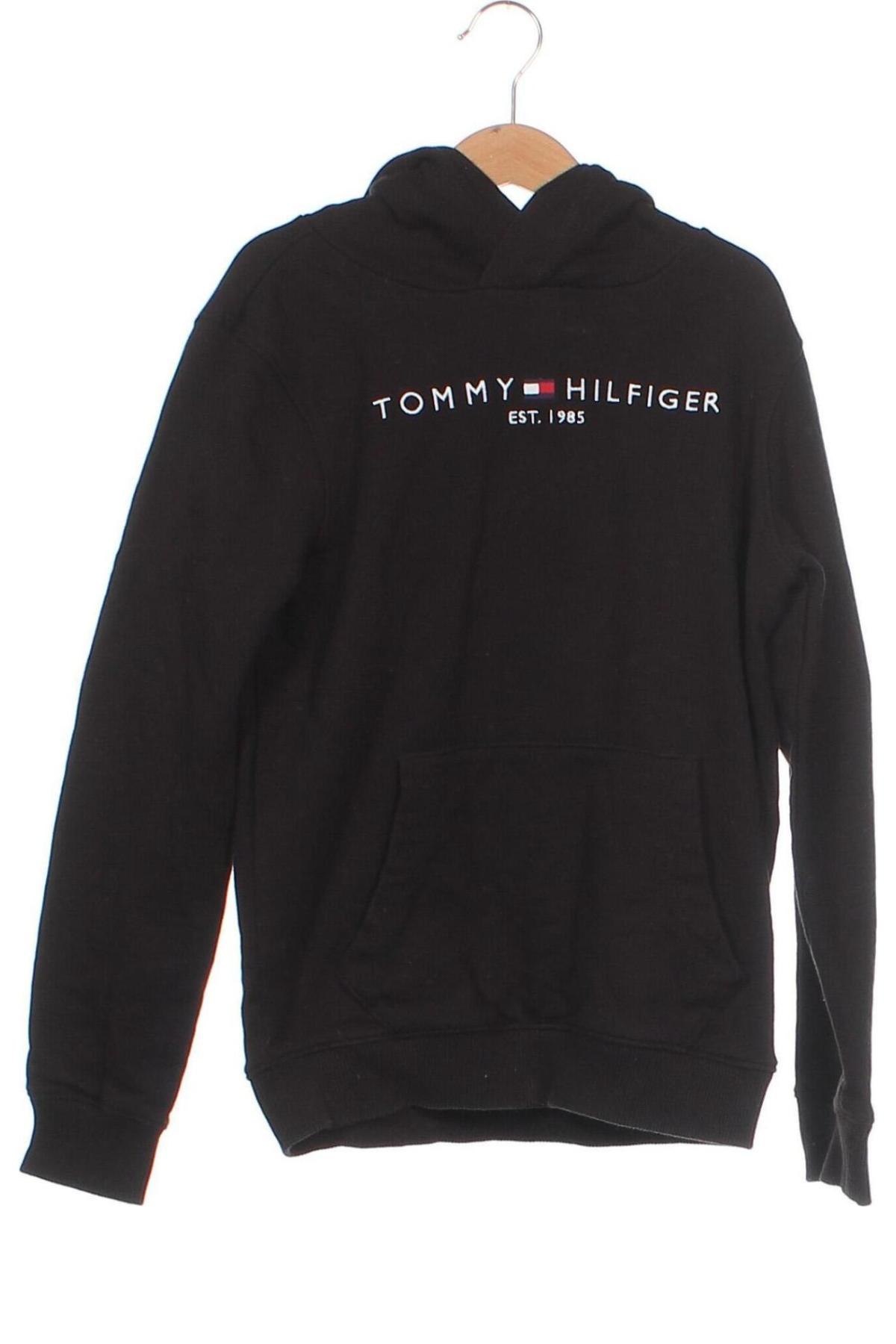 Gyerek sweatshirt Tommy Hilfiger, Méret 8-9y / 134-140 cm, Szín Fekete, Ár 22 199 Ft