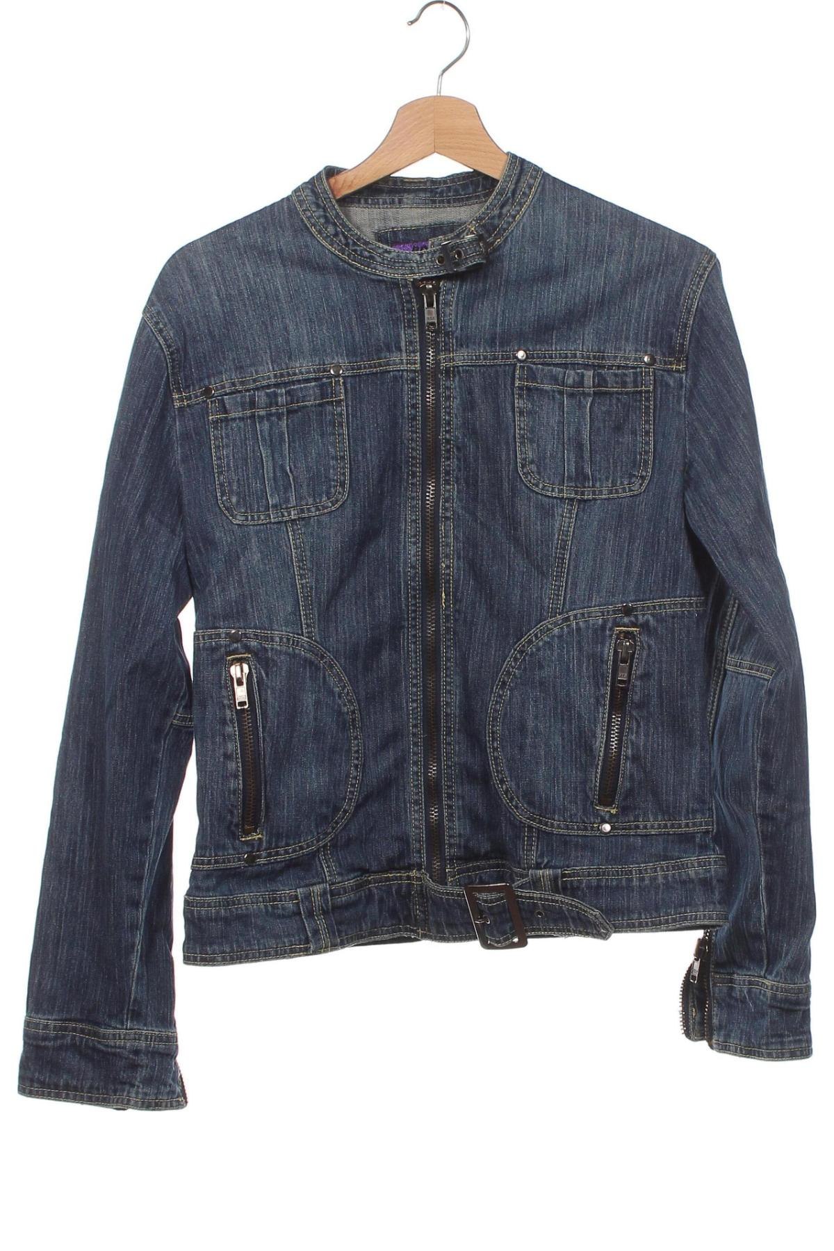 Detská džínsová bunda , Veľkosť 14-15y/ 168-170 cm, Farba Modrá, Cena  8,06 €