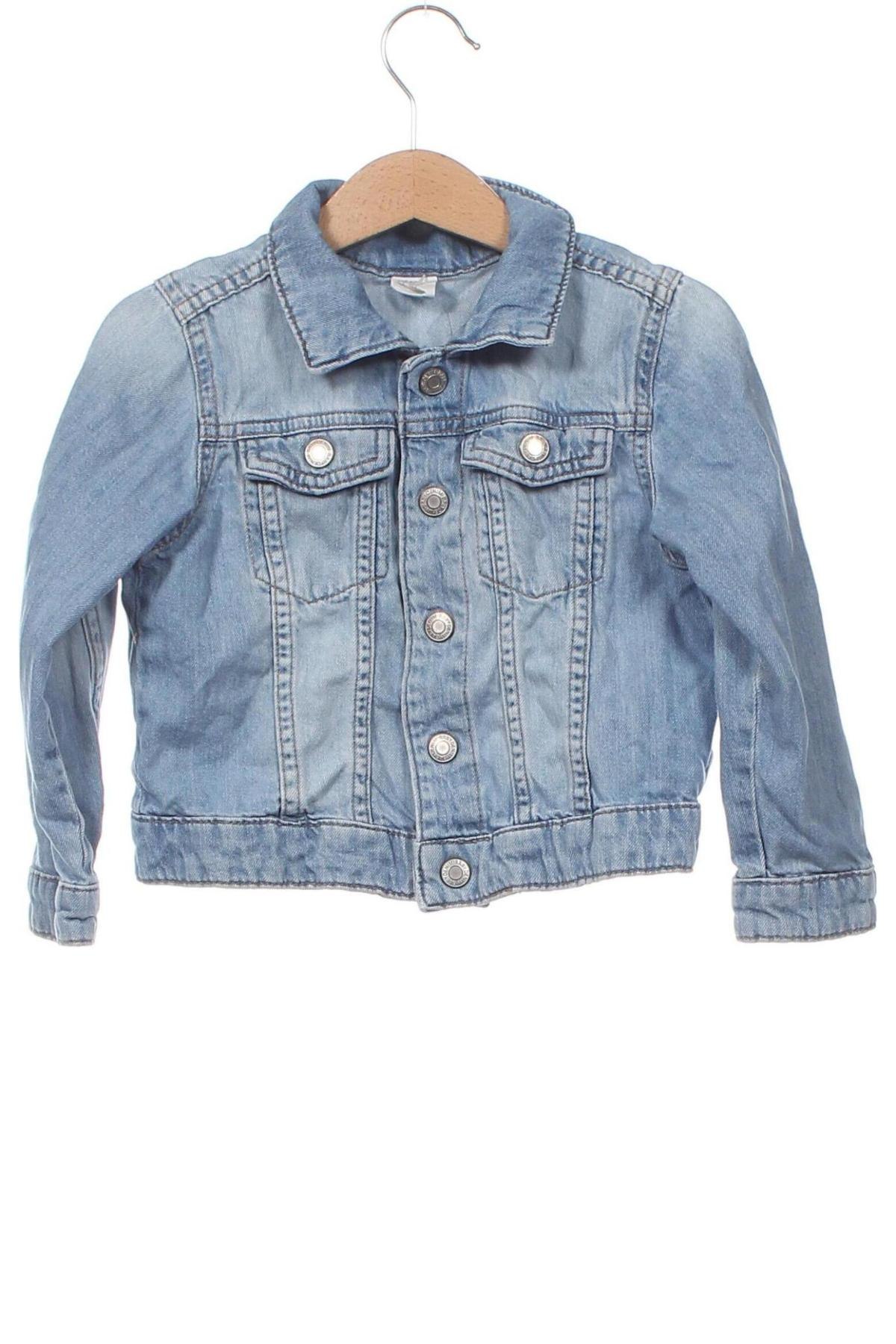 Detská džínsová bunda  H&M, Veľkosť 18-24m/ 86-98 cm, Farba Modrá, Cena  16,37 €