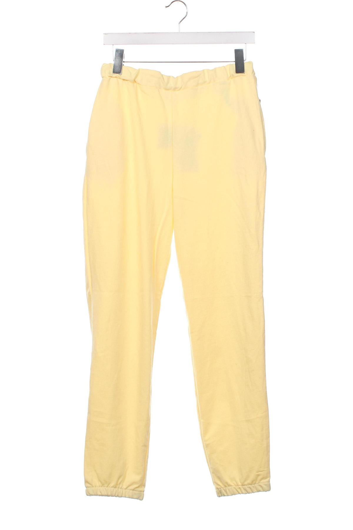 Pantaloni de trening, pentru copii Name It, Mărime 13-14y/ 164-168 cm, Culoare Galben, Preț 24,50 Lei