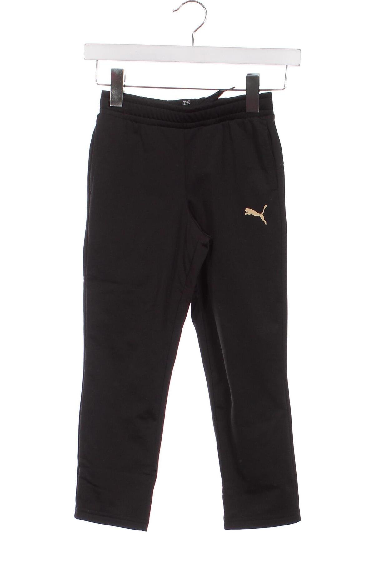 Pantaloni de trening, pentru copii PUMA, Mărime 7-8y/ 128-134 cm, Culoare Negru, Preț 177,21 Lei