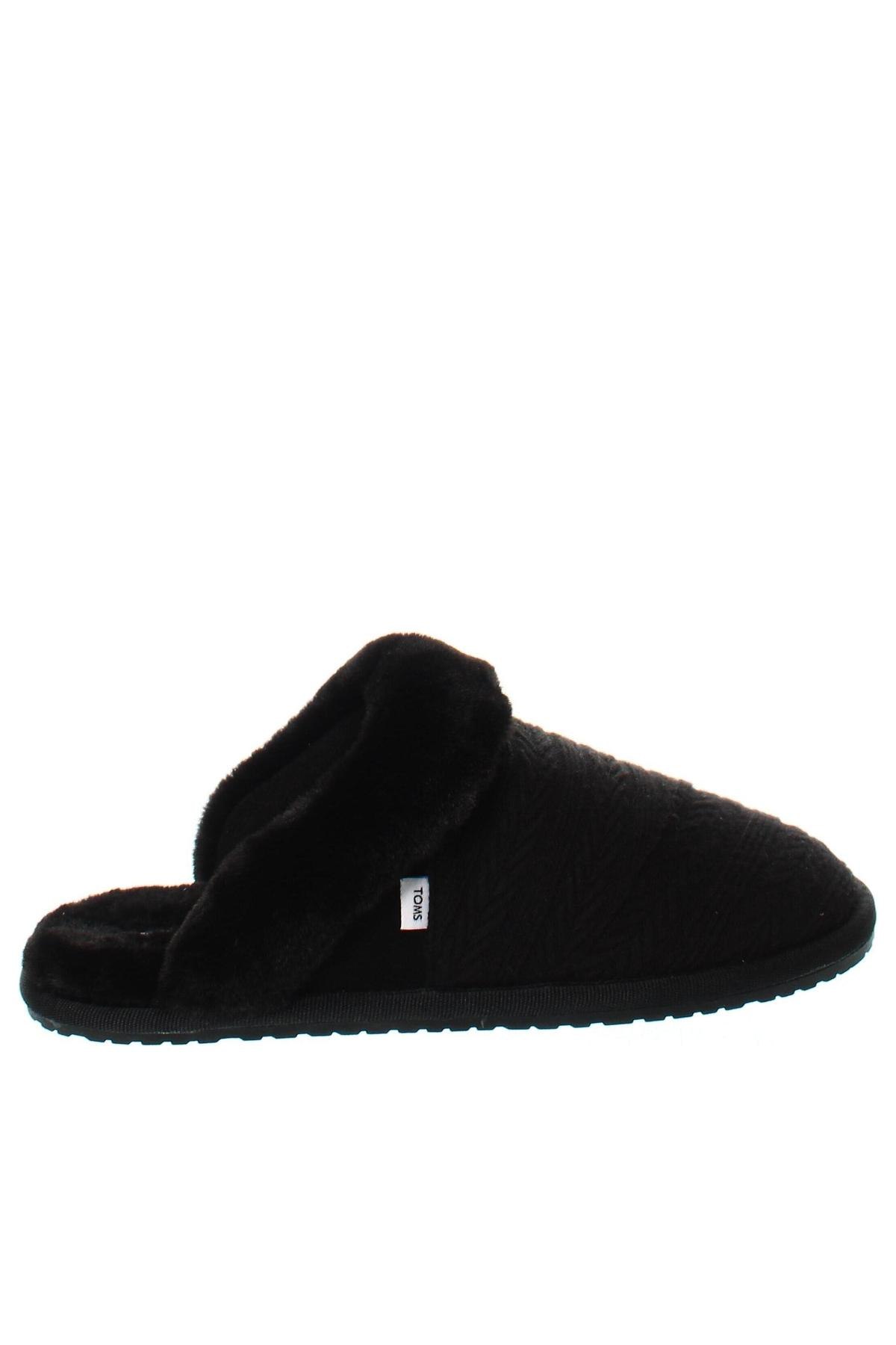 Pantoffeln Toms, Größe 37, Farbe Schwarz, Preis 12,85 €