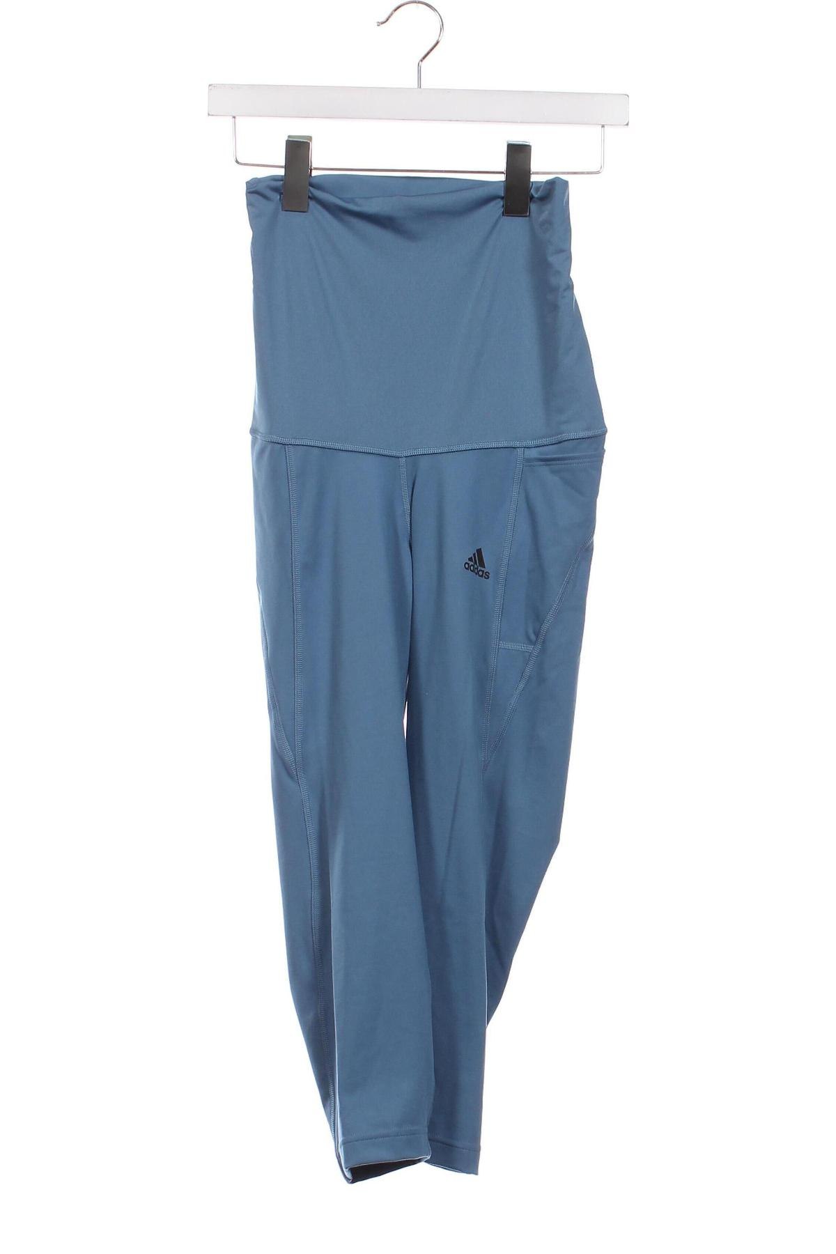 Leggings für Schwangere Adidas, Größe XS, Farbe Blau, Preis 18,93 €