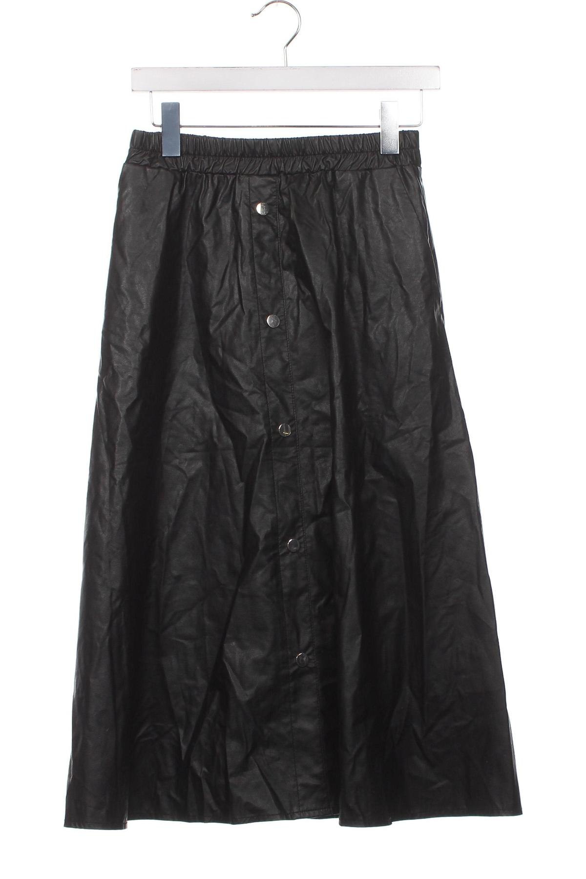 Δερμάτινη φούστα Mohito, Μέγεθος XS, Χρώμα Μαύρο, Τιμή 4,75 €