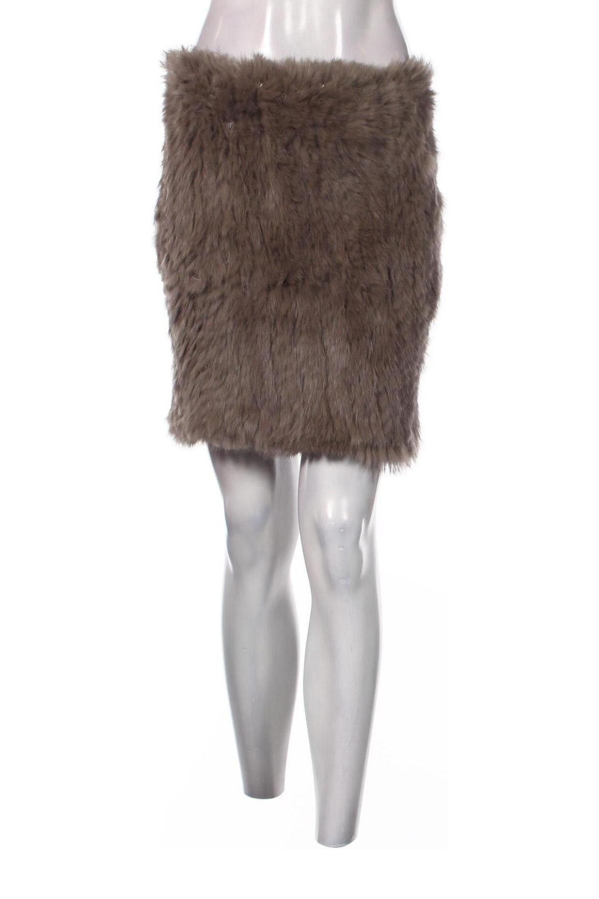 Kožená sukňa  Oakwood, Veľkosť M, Farba Hnedá, Cena  15,45 €