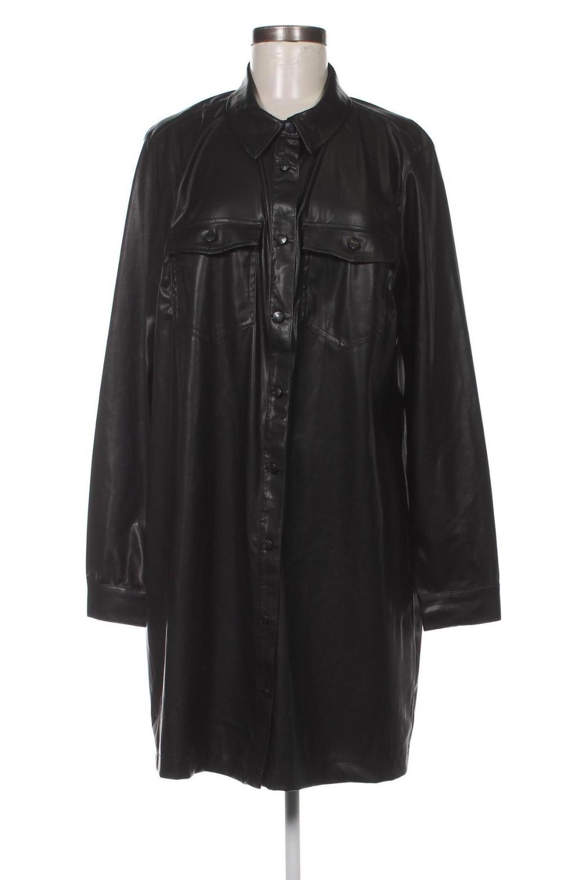 Lederkleid Vero Moda, Größe XL, Farbe Schwarz, Preis 17,64 €