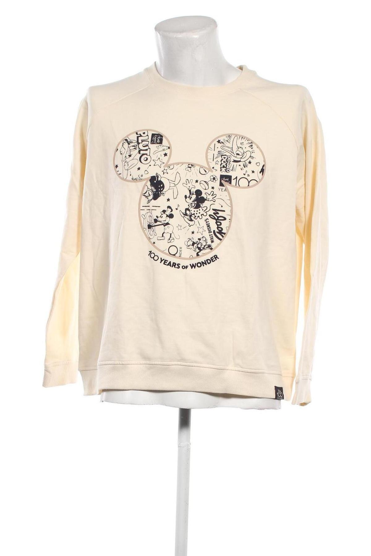 Ανδρική μπλούζα Disney, Μέγεθος L, Χρώμα Εκρού, Τιμή 6,70 €