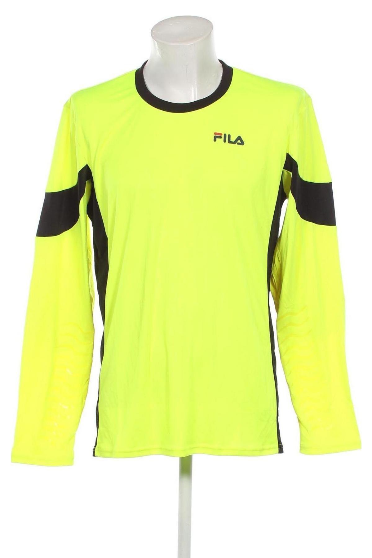 Ανδρική μπλούζα FILA, Μέγεθος XL, Χρώμα Πράσινο, Τιμή 10,23 €
