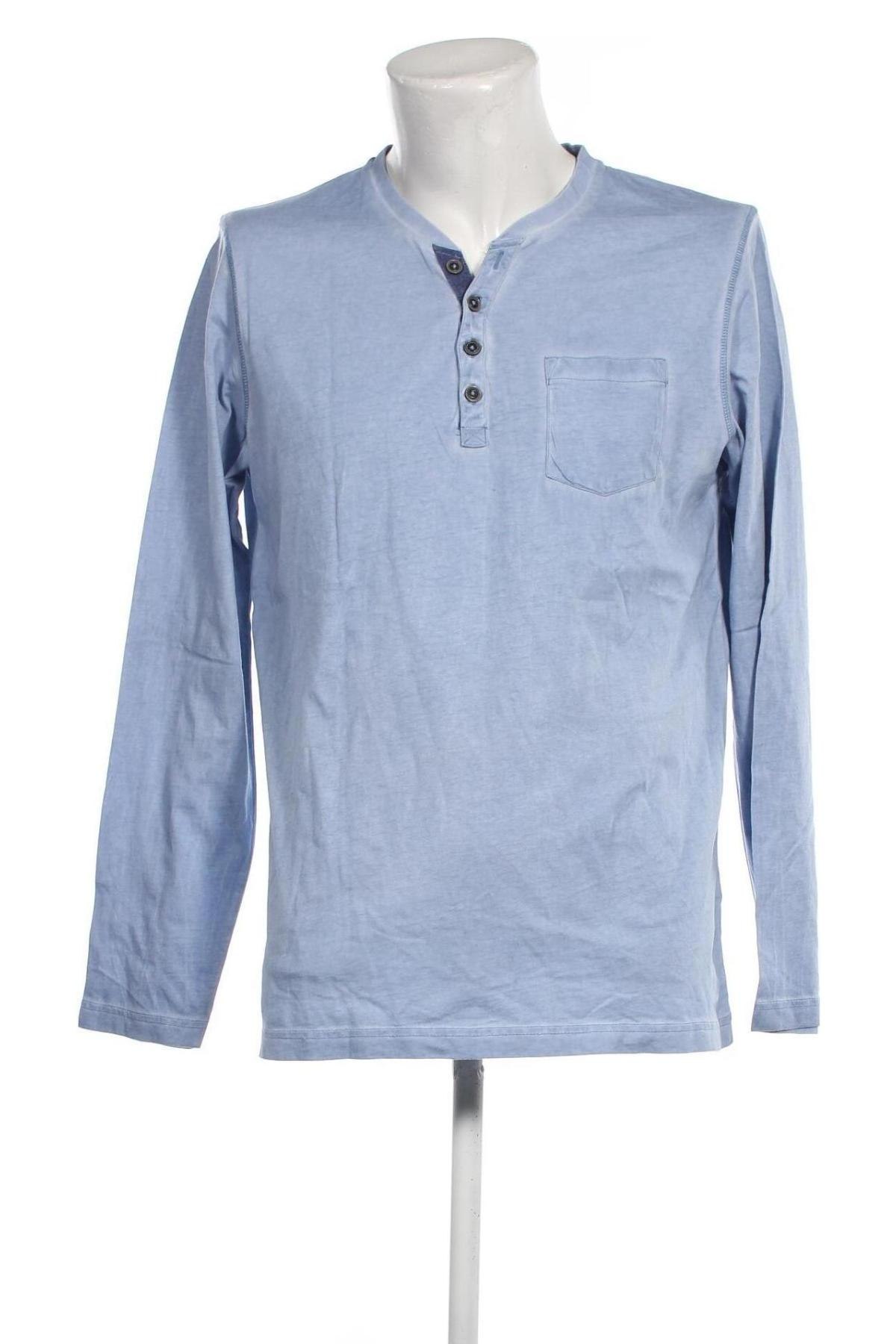 Herren Shirt Livergy, Größe L, Farbe Blau, Preis 13,22 €