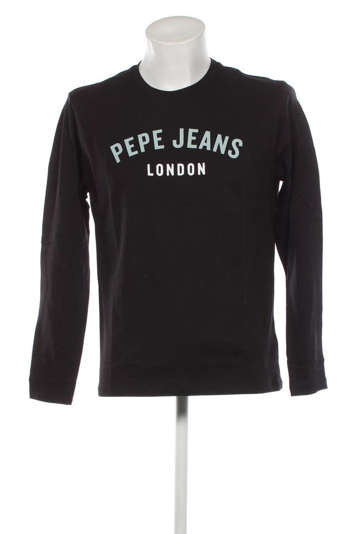 Ανδρική μπλούζα Pepe Jeans, Μέγεθος M, Χρώμα Μαύρο, Τιμή 46,27 €
