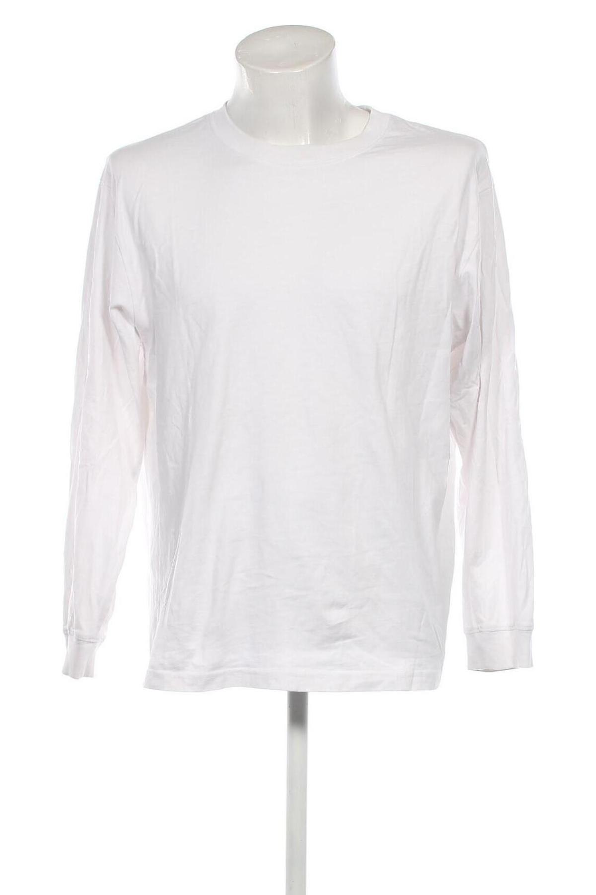 Мъжка блуза Pull&Bear, Размер L, Цвят Бял, Цена 18,82 лв.