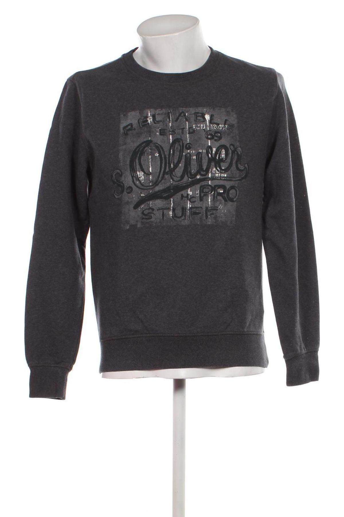 Ανδρική μπλούζα S.Oliver, Μέγεθος M, Χρώμα Γκρί, Τιμή 8,46 €