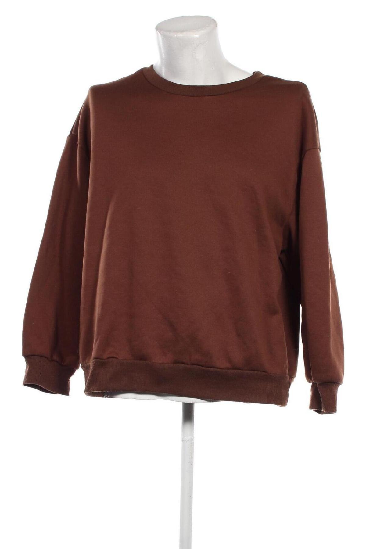 Мъжка блуза SHEIN, Размер XXL, Цвят Кафяв, Цена 10,26 лв.