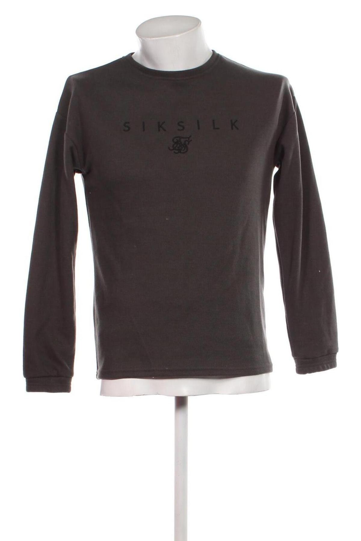 Ανδρική μπλούζα SikSilk, Μέγεθος XS, Χρώμα Γκρί, Τιμή 29,90 €