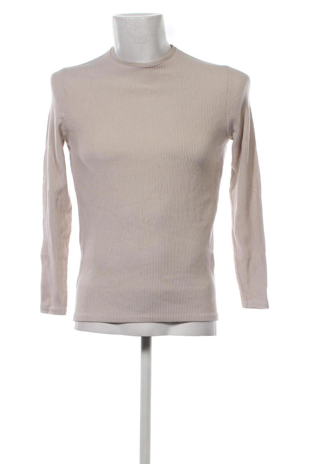 Мъжка блуза Zara, Размер S, Цвят Бежов, Цена 10,80 лв.