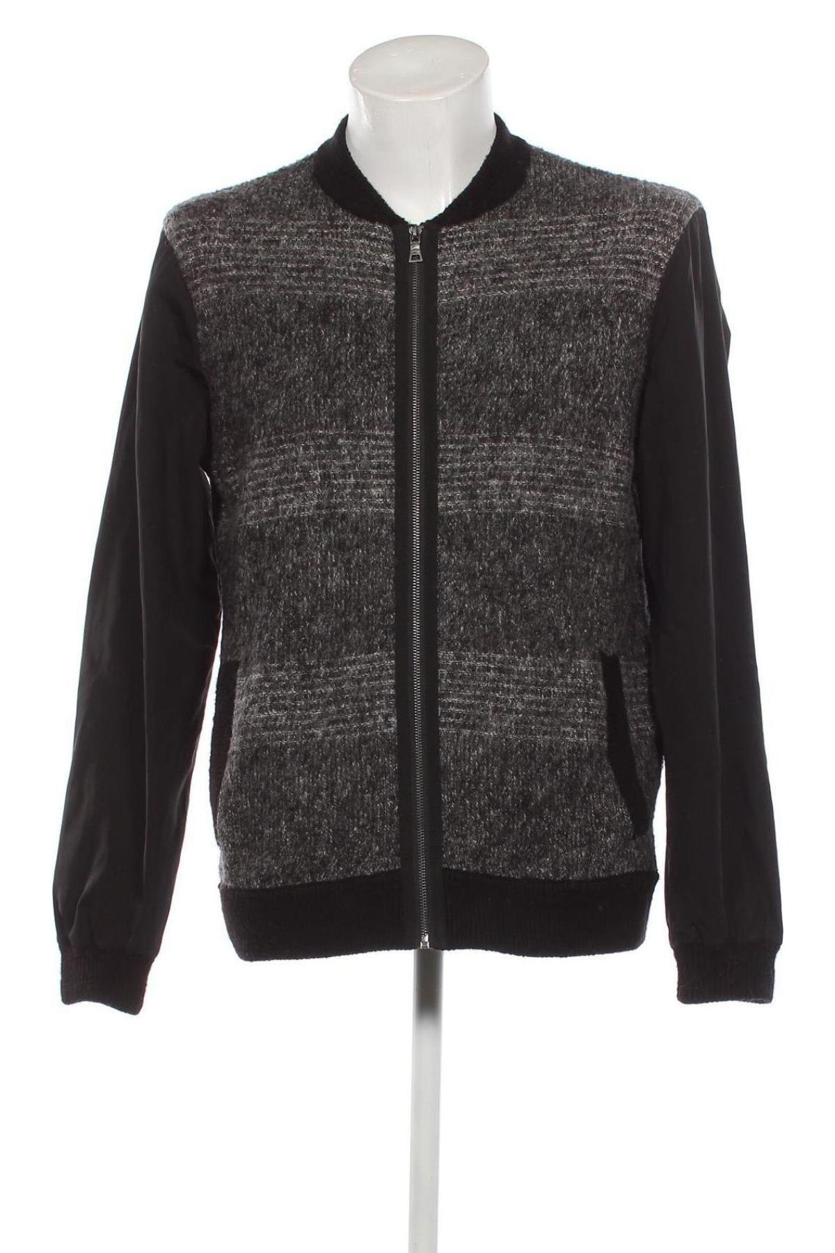 Herren Strickjacke Guess, Größe M, Farbe Grau, Preis € 36,88