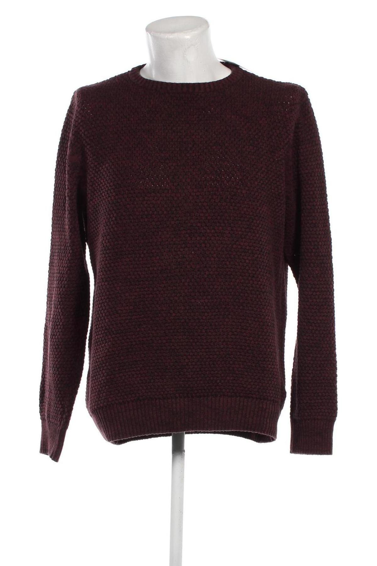 Мъжки пуловер Jean Pascale, Размер XL, Цвят Червен, Цена 14,79 лв.