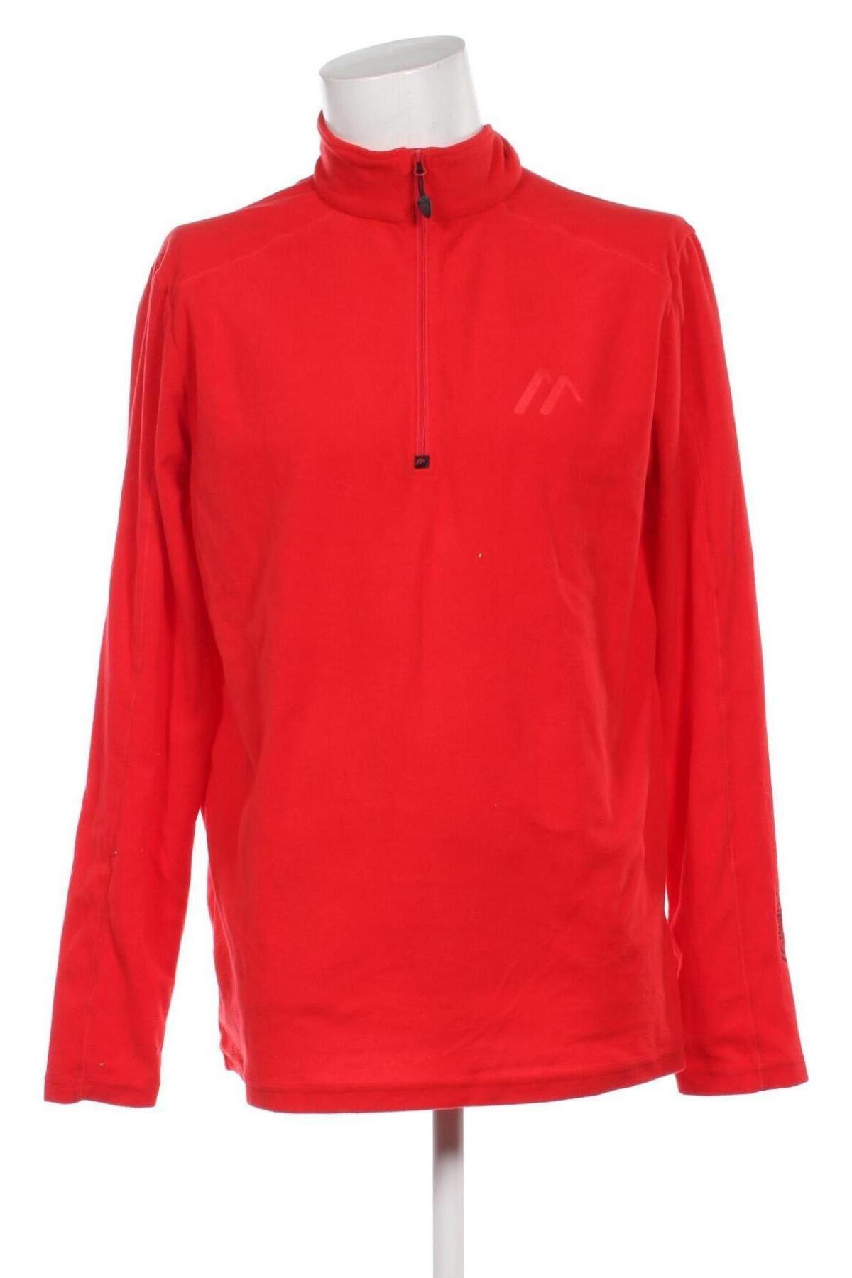 Ανδρική μπλούζα fleece Maier Sports, Μέγεθος XXL, Χρώμα Κόκκινο, Τιμή 17,94 €