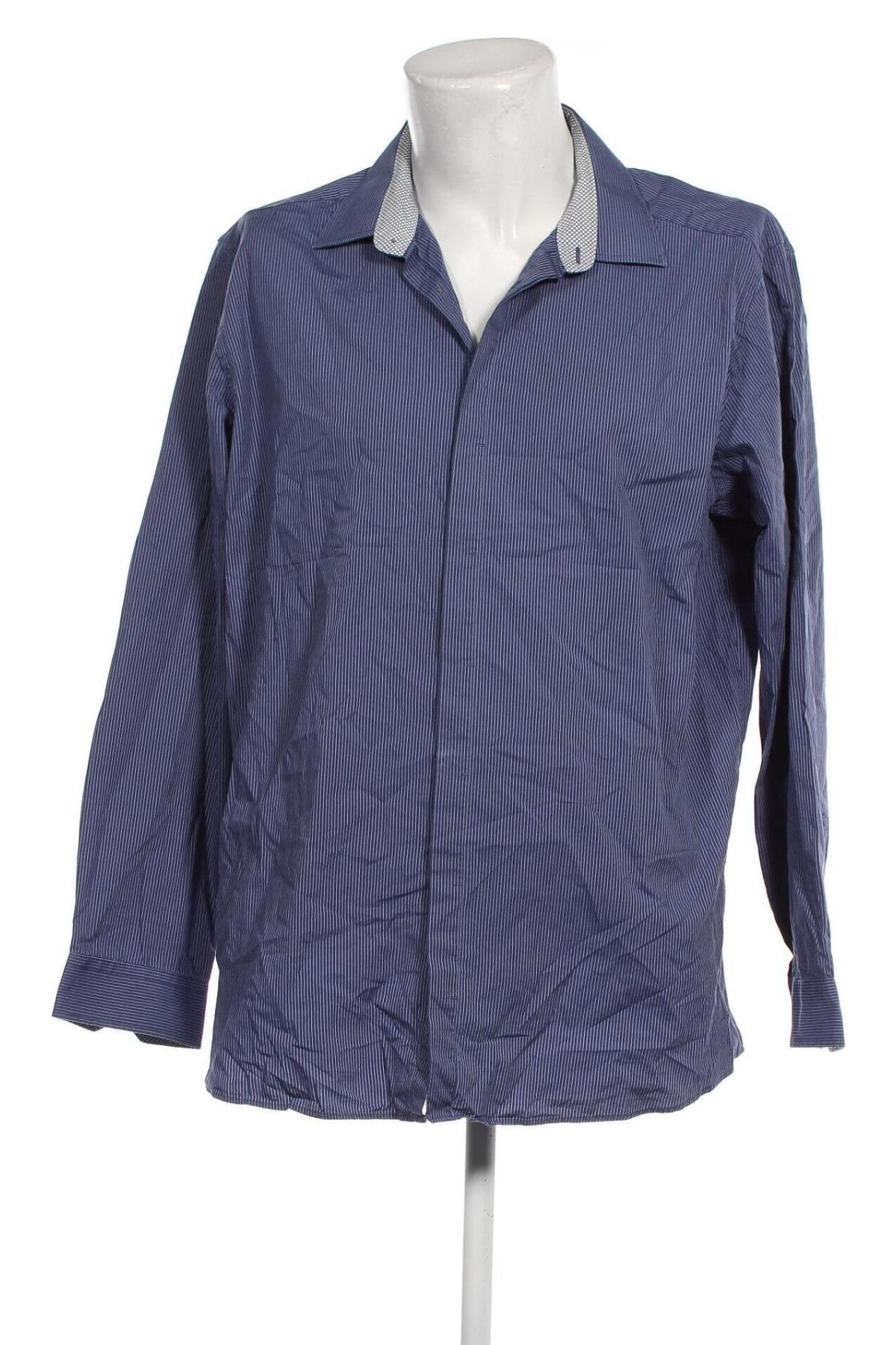 Мъжка риза Angelo Litrico, Размер XXL, Цвят Син, Цена 14,79 лв.