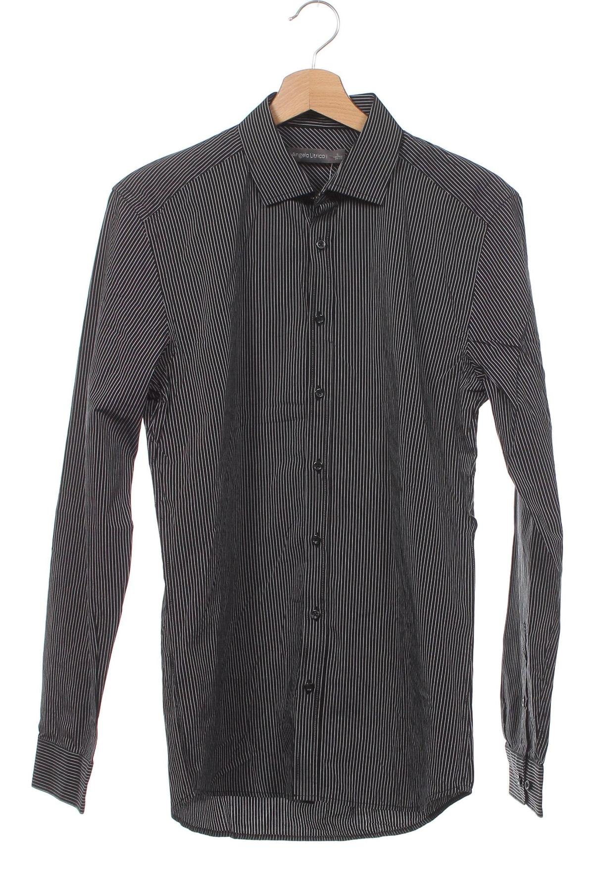 Мъжка риза Angelo Litrico, Размер S, Цвят Черен, Цена 6,67 лв.
