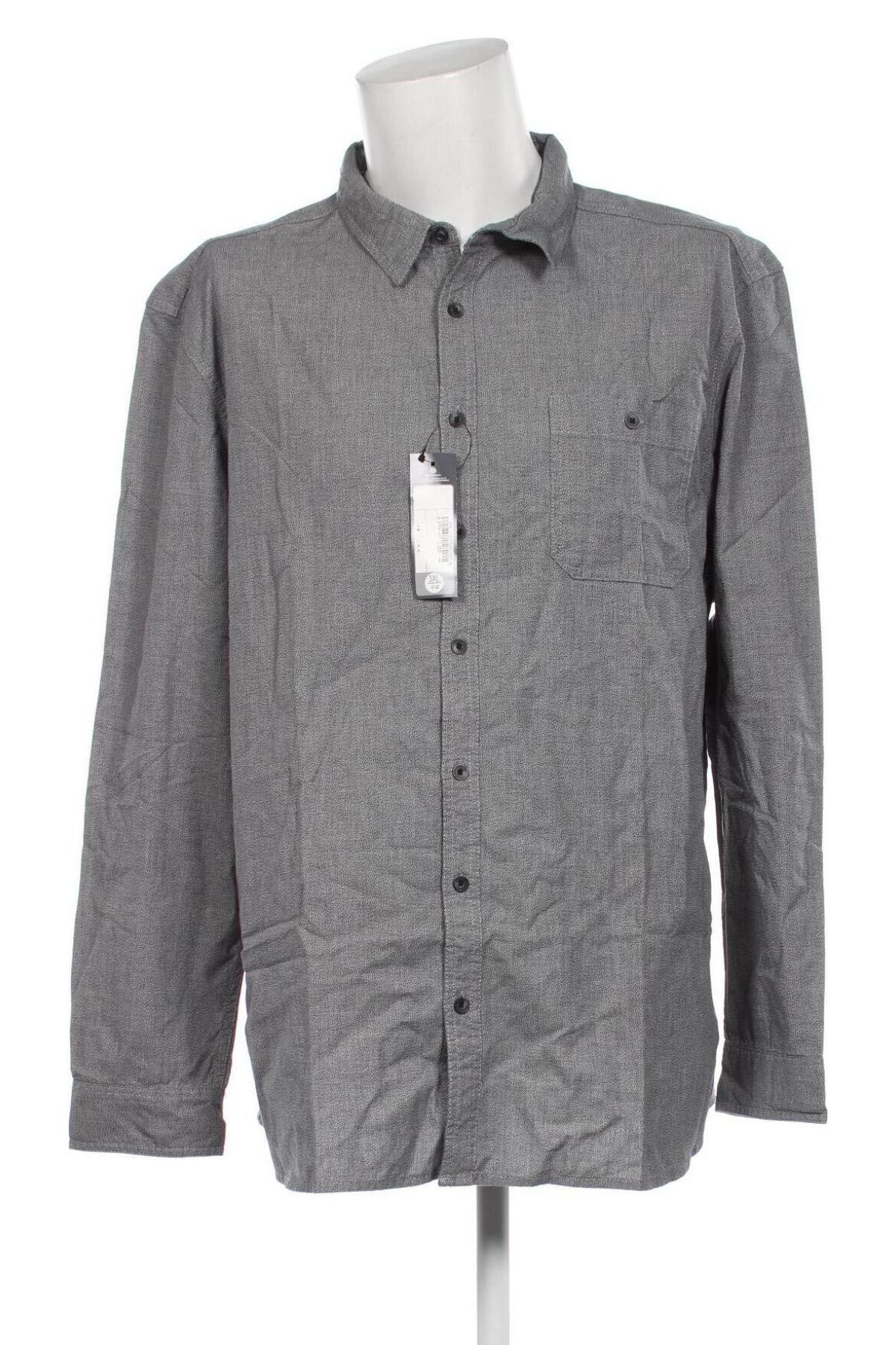 Herrenhemd Angelo Litrico, Größe 3XL, Farbe Grau, Preis 16,75 €
