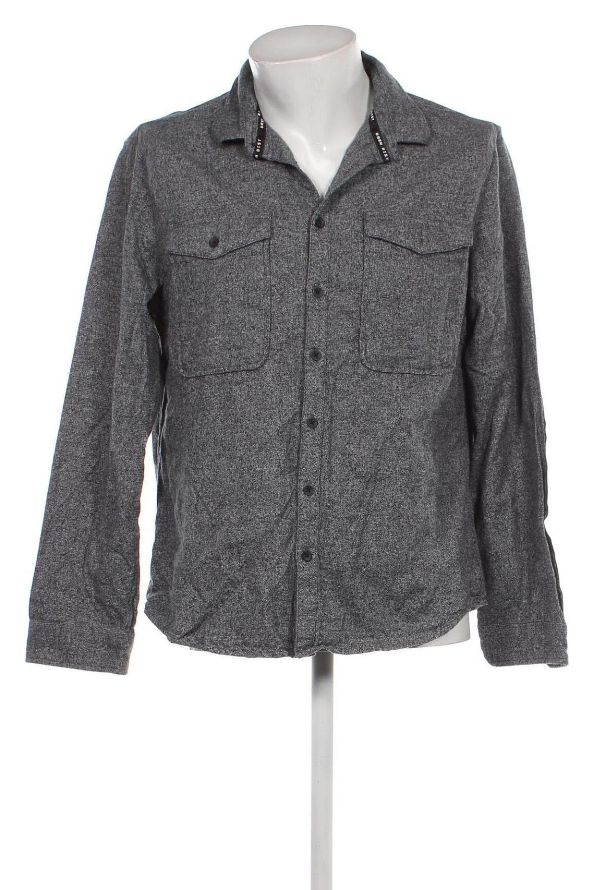 Ανδρικό πουκάμισο Angelo Litrico, Μέγεθος XL, Χρώμα Γκρί, Τιμή 4,49 €