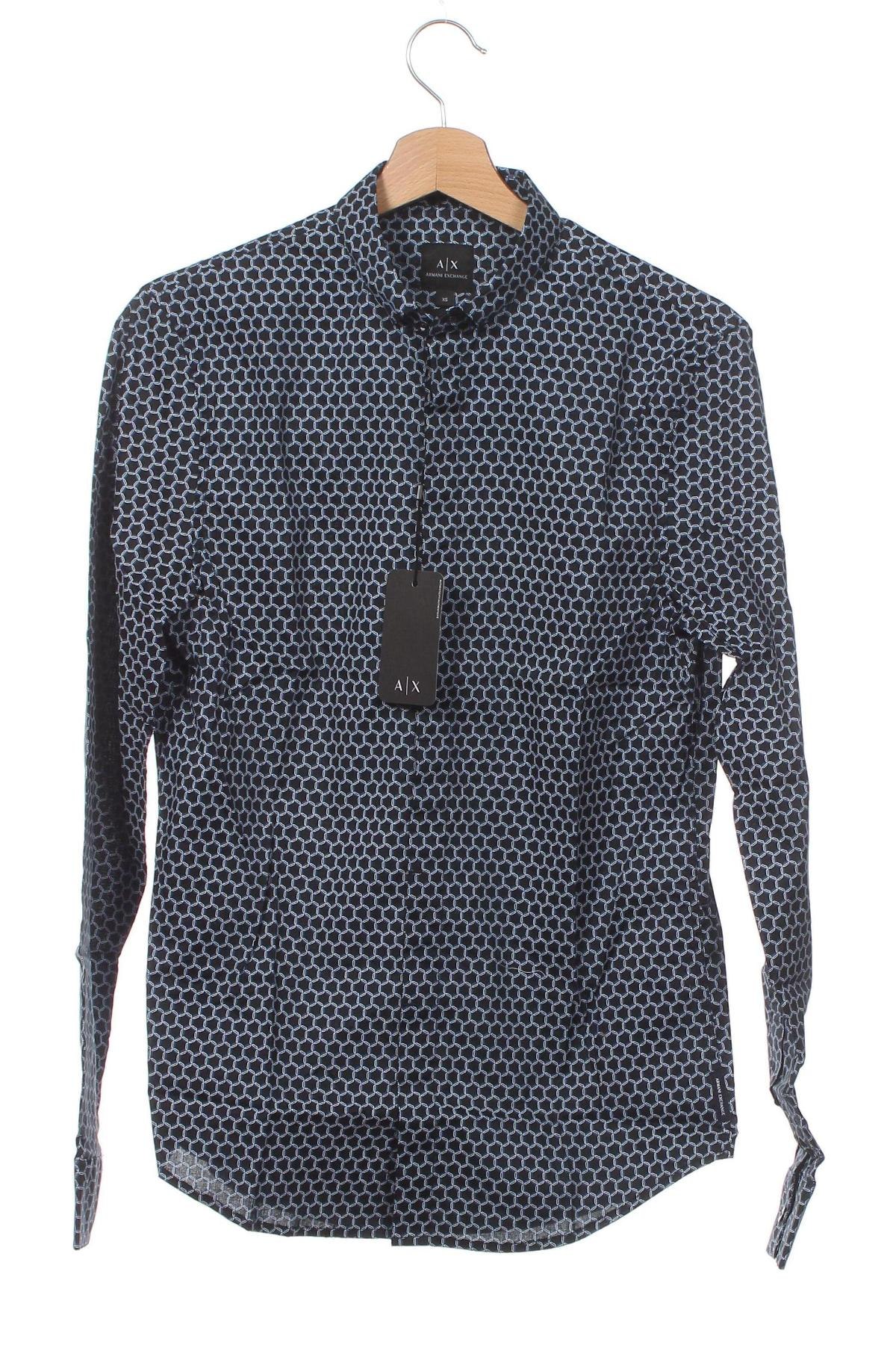 Ανδρικό πουκάμισο Armani Exchange, Μέγεθος XS, Χρώμα Πολύχρωμο, Τιμή 44,07 €