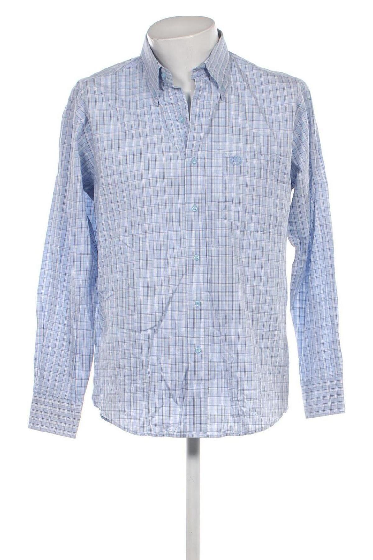Ανδρικό πουκάμισο Ascot Sport, Μέγεθος L, Χρώμα Μπλέ, Τιμή 12,62 €