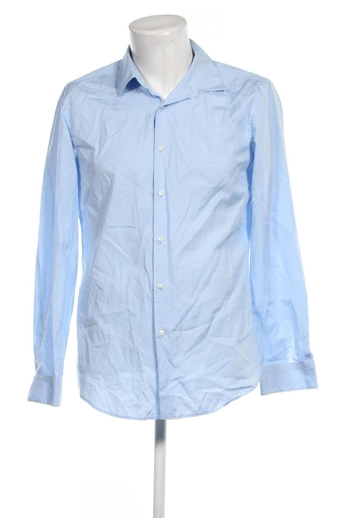 Ανδρικό πουκάμισο BOSS, Μέγεθος L, Χρώμα Μπλέ, Τιμή 50,64 €