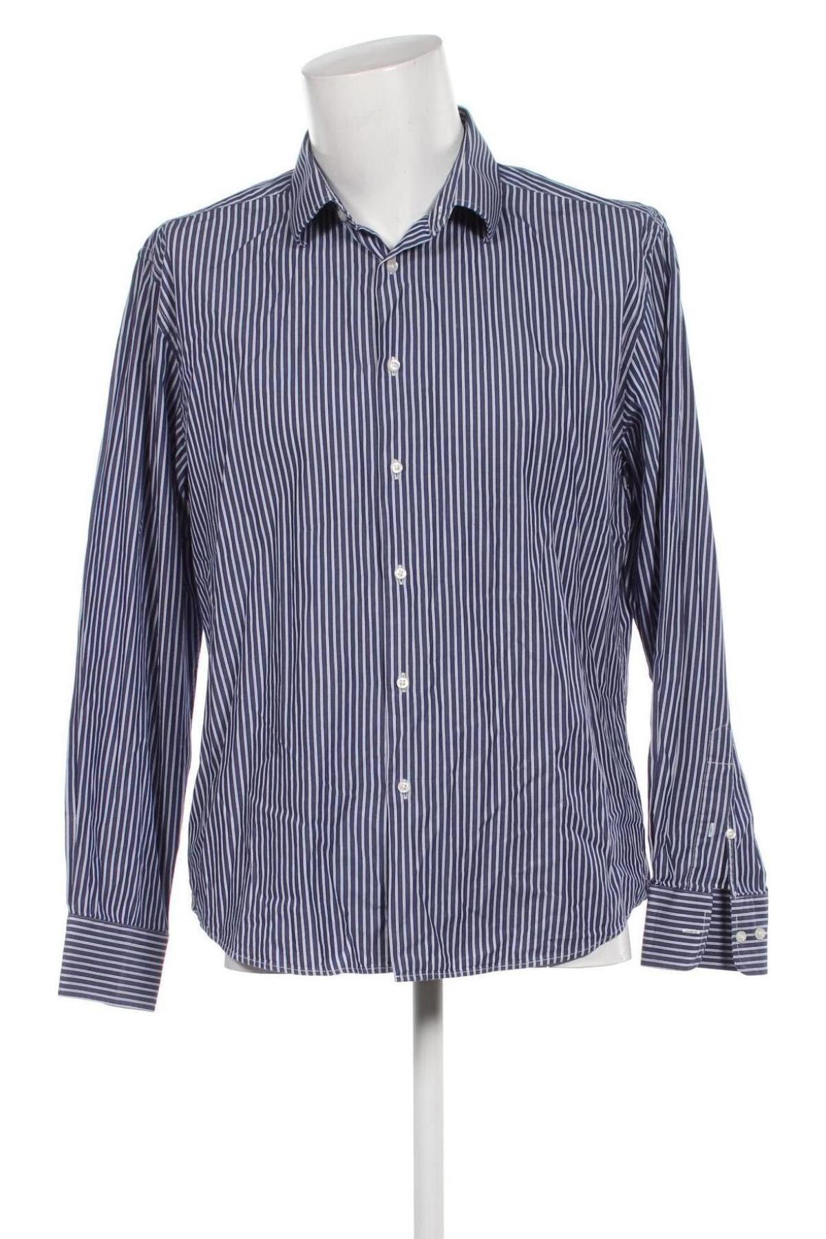 Мъжка риза Bottega del Sarto, Размер XL, Цвят Син, Цена 29,00 лв.