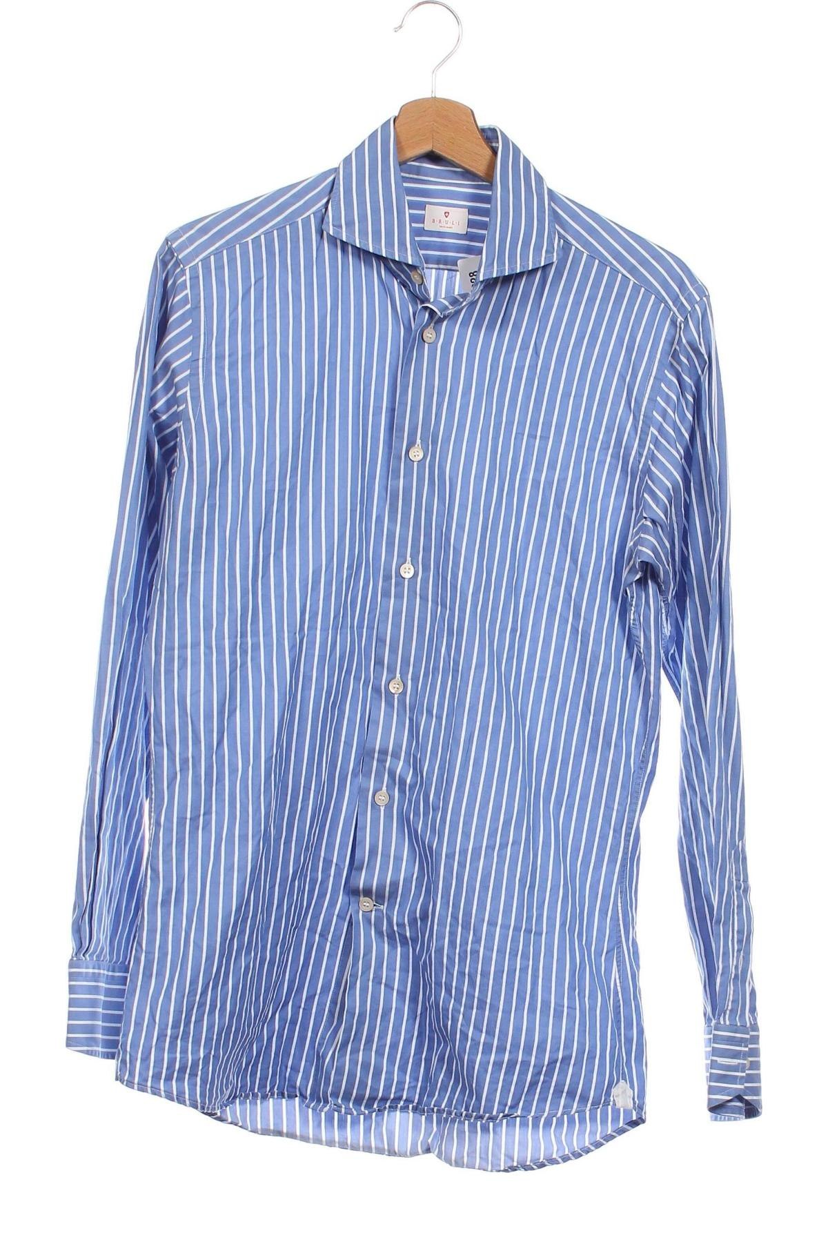 Ανδρικό πουκάμισο Bruli, Μέγεθος M, Χρώμα Μπλέ, Τιμή 13,40 €