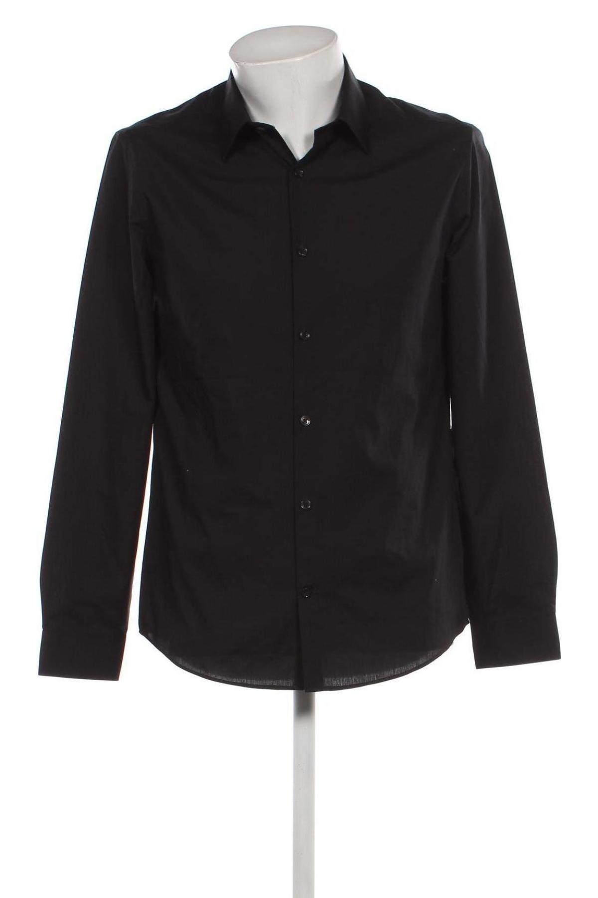 Ανδρικό πουκάμισο Burton of London, Μέγεθος M, Χρώμα Μαύρο, Τιμή 21,03 €