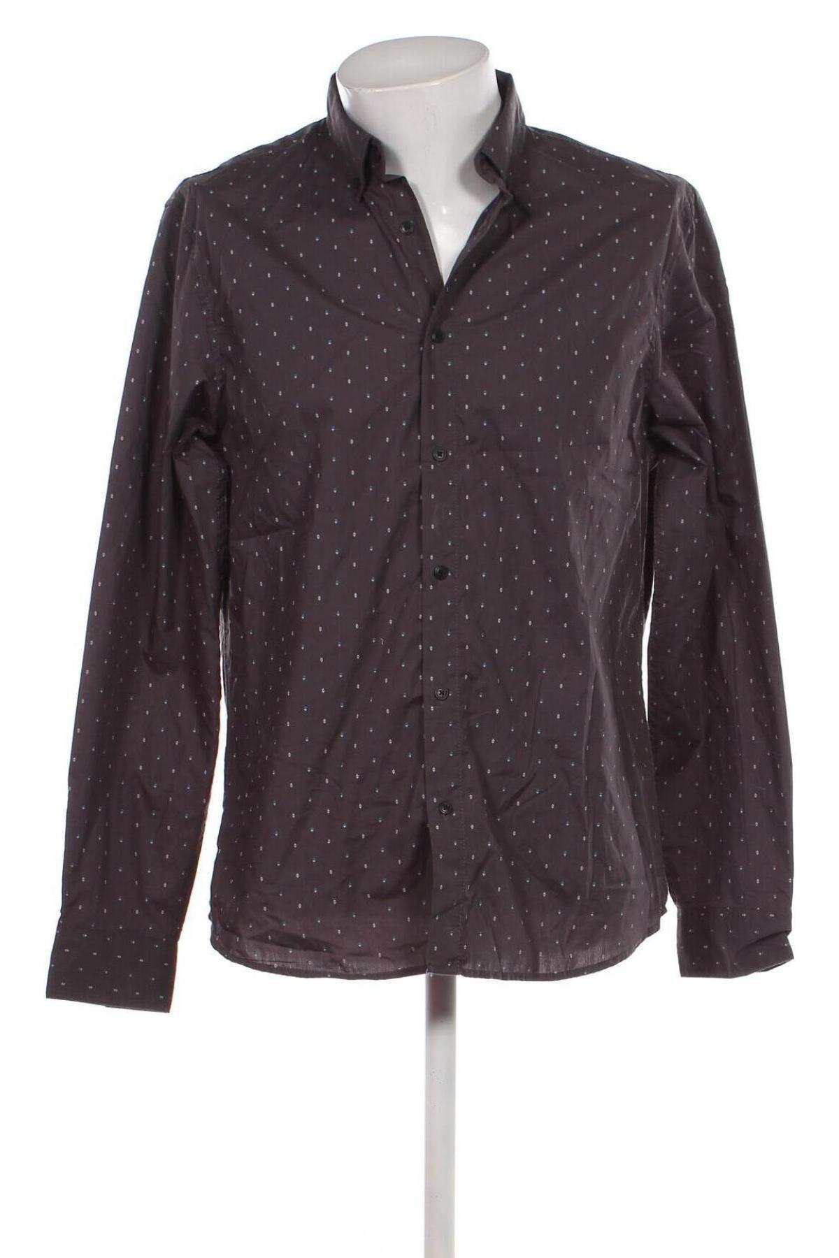 Herrenhemd C&A, Größe L, Farbe Grau, Preis 3,83 €
