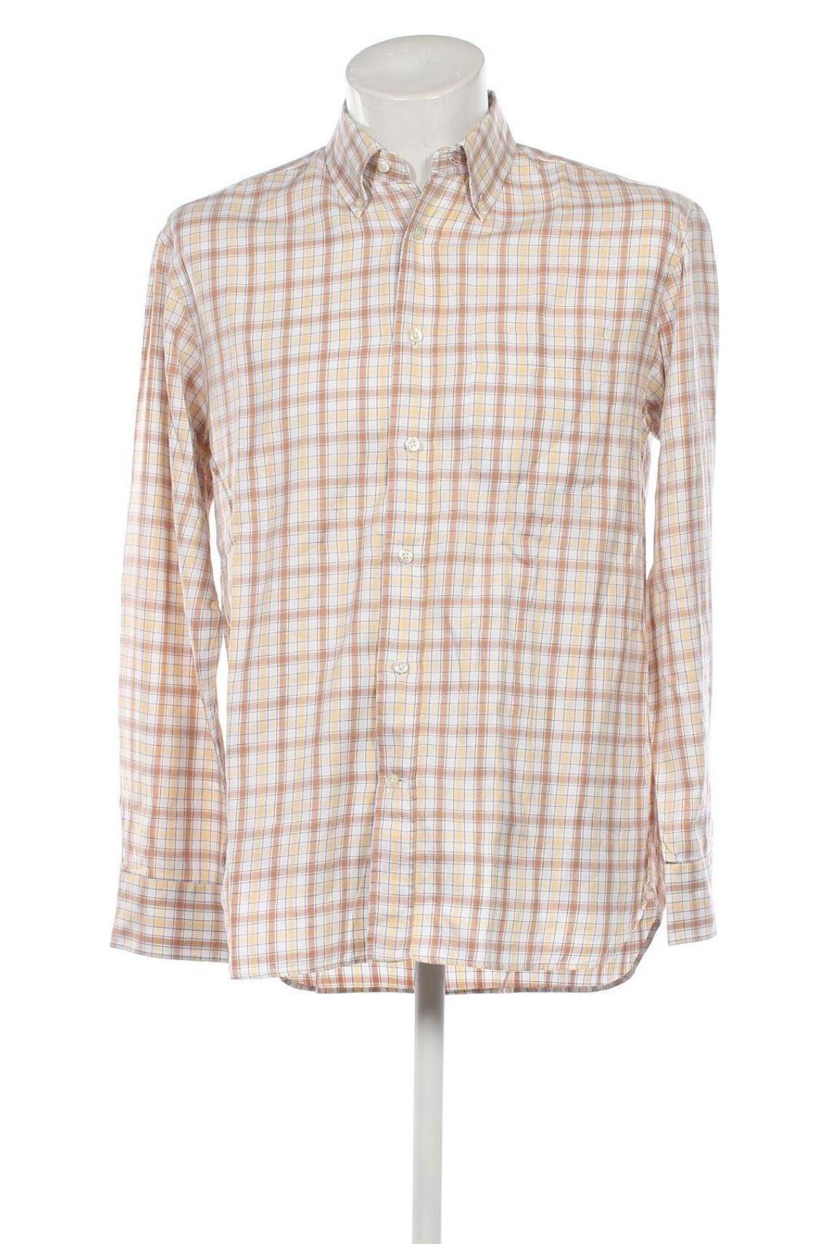Мъжка риза Canali, Размер L, Цвят Многоцветен, Цена 129,22 лв.