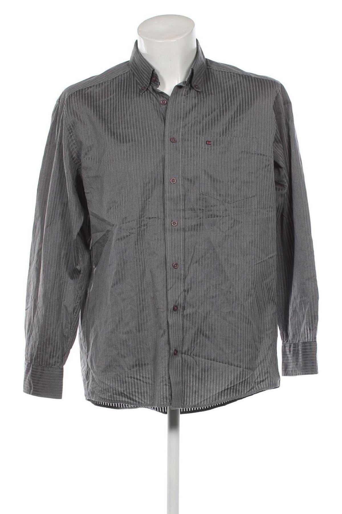 Ανδρικό πουκάμισο Casa Moda, Μέγεθος L, Χρώμα Γκρί, Τιμή 20,93 €