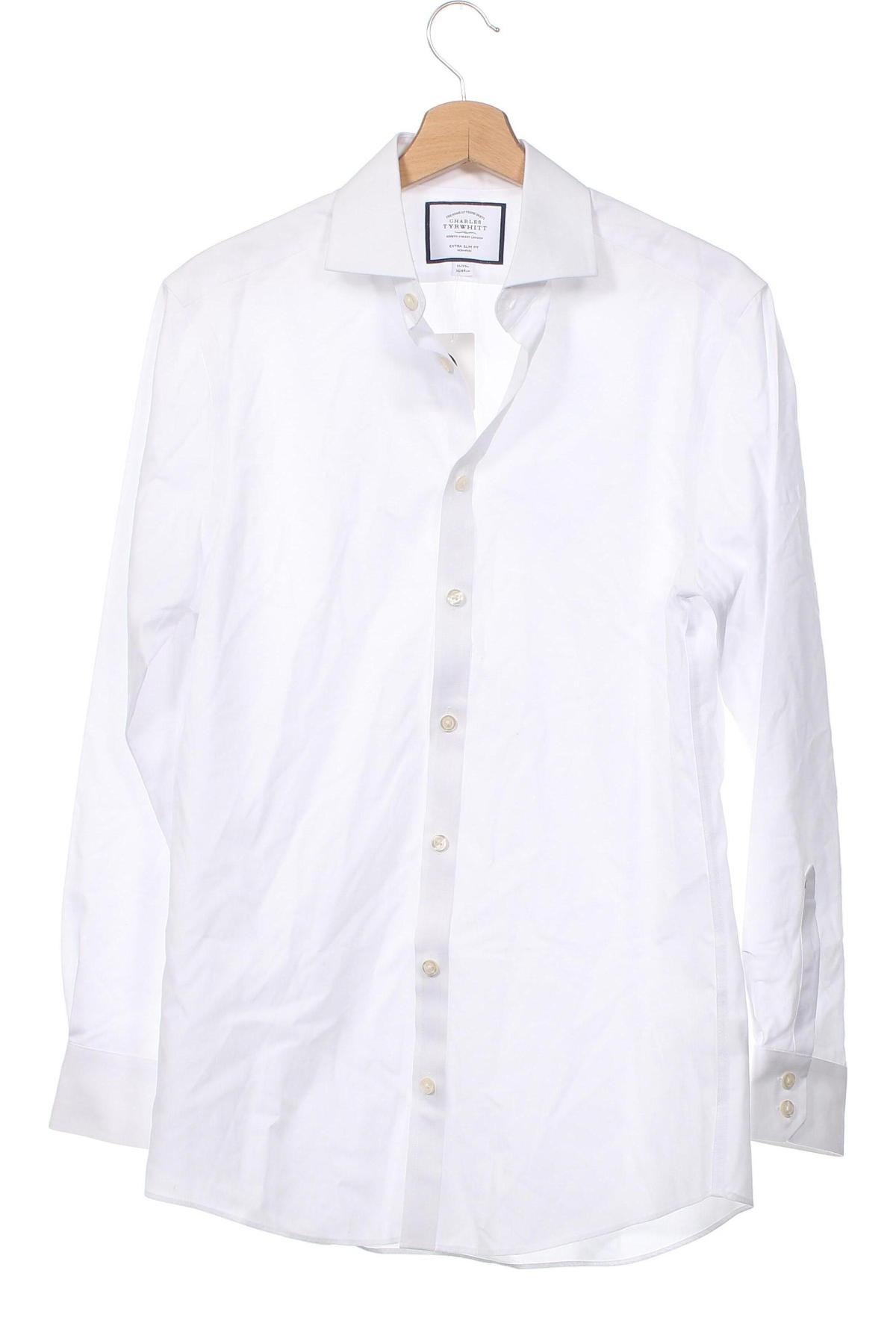 Ανδρικό πουκάμισο Charles Tyrwhitt, Μέγεθος S, Χρώμα Λευκό, Τιμή 16,57 €