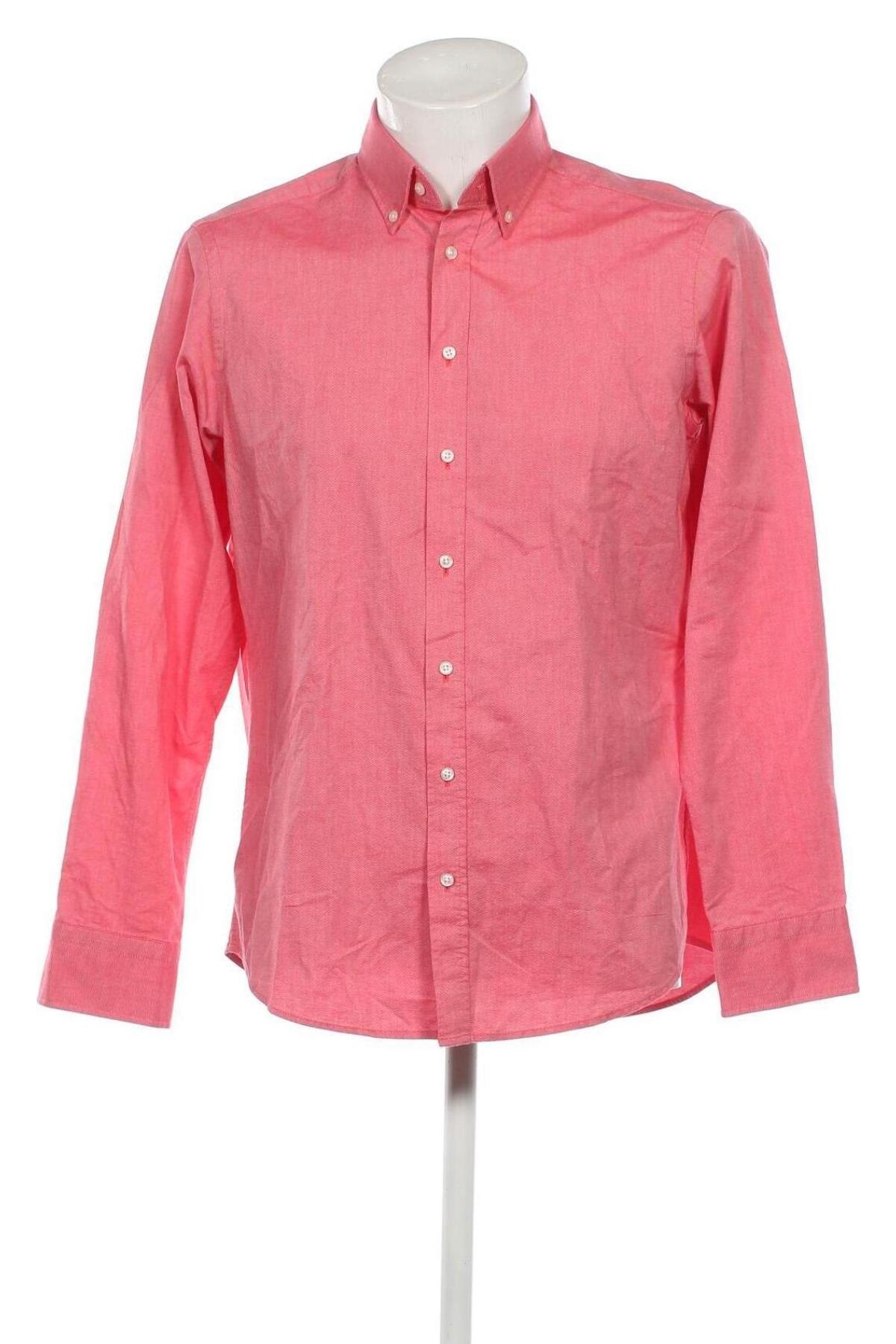 Мъжка риза Christian Berg, Размер M, Цвят Розов, Цена 68,00 лв.
