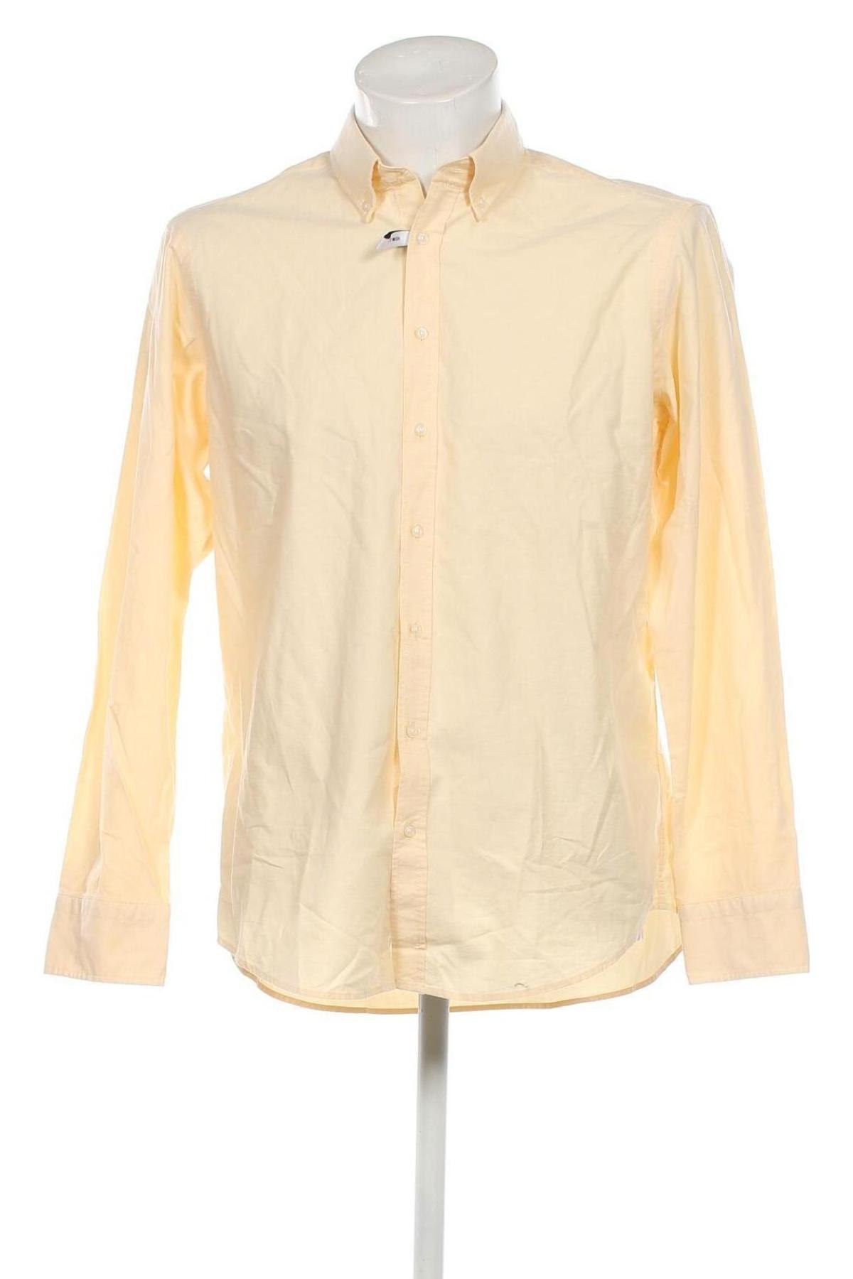 Мъжка риза Christian Berg, Размер L, Цвят Бежов, Цена 34,68 лв.
