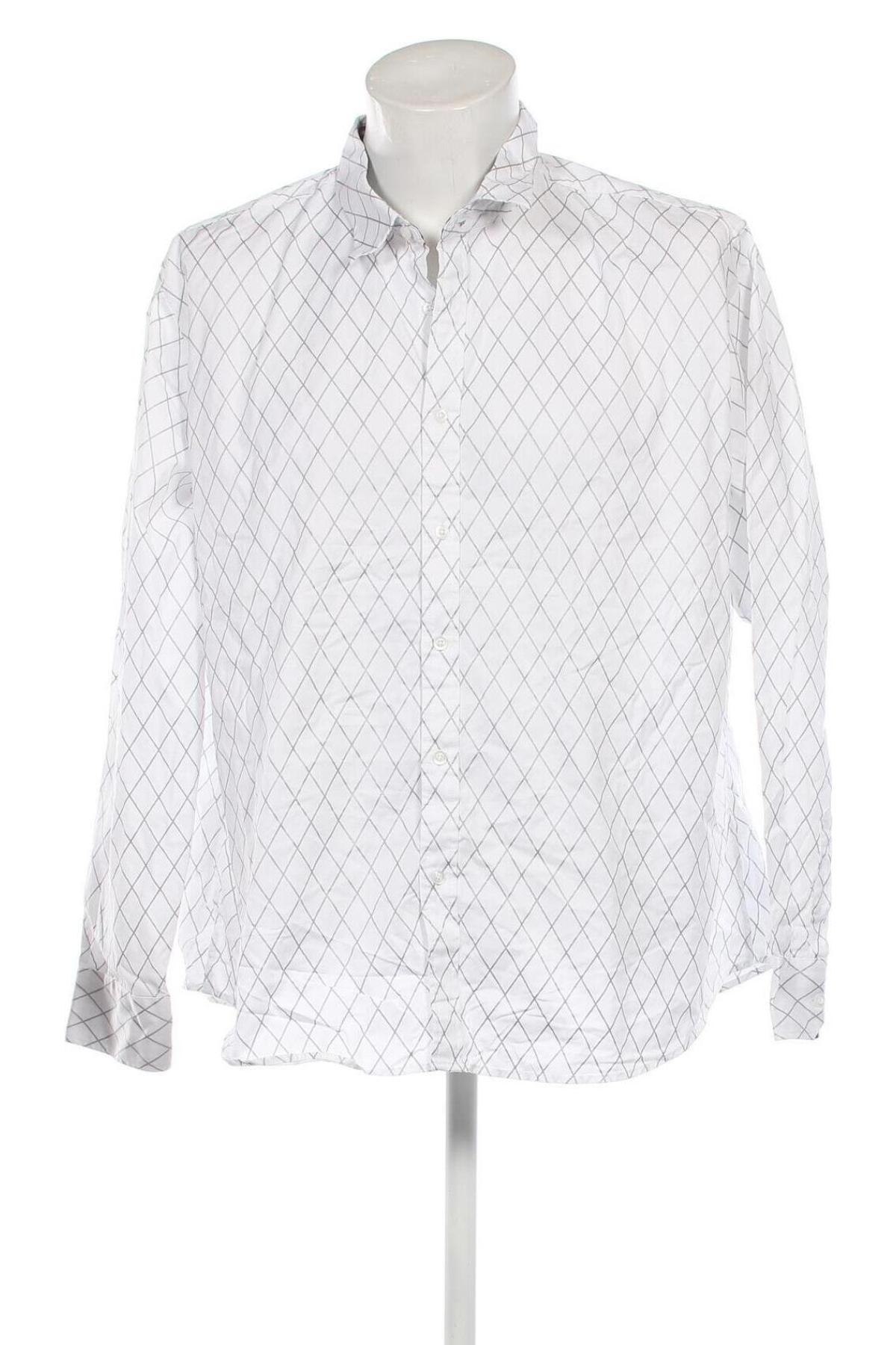 Мъжка риза Coofandy, Размер 3XL, Цвят Бял, Цена 29,00 лв.