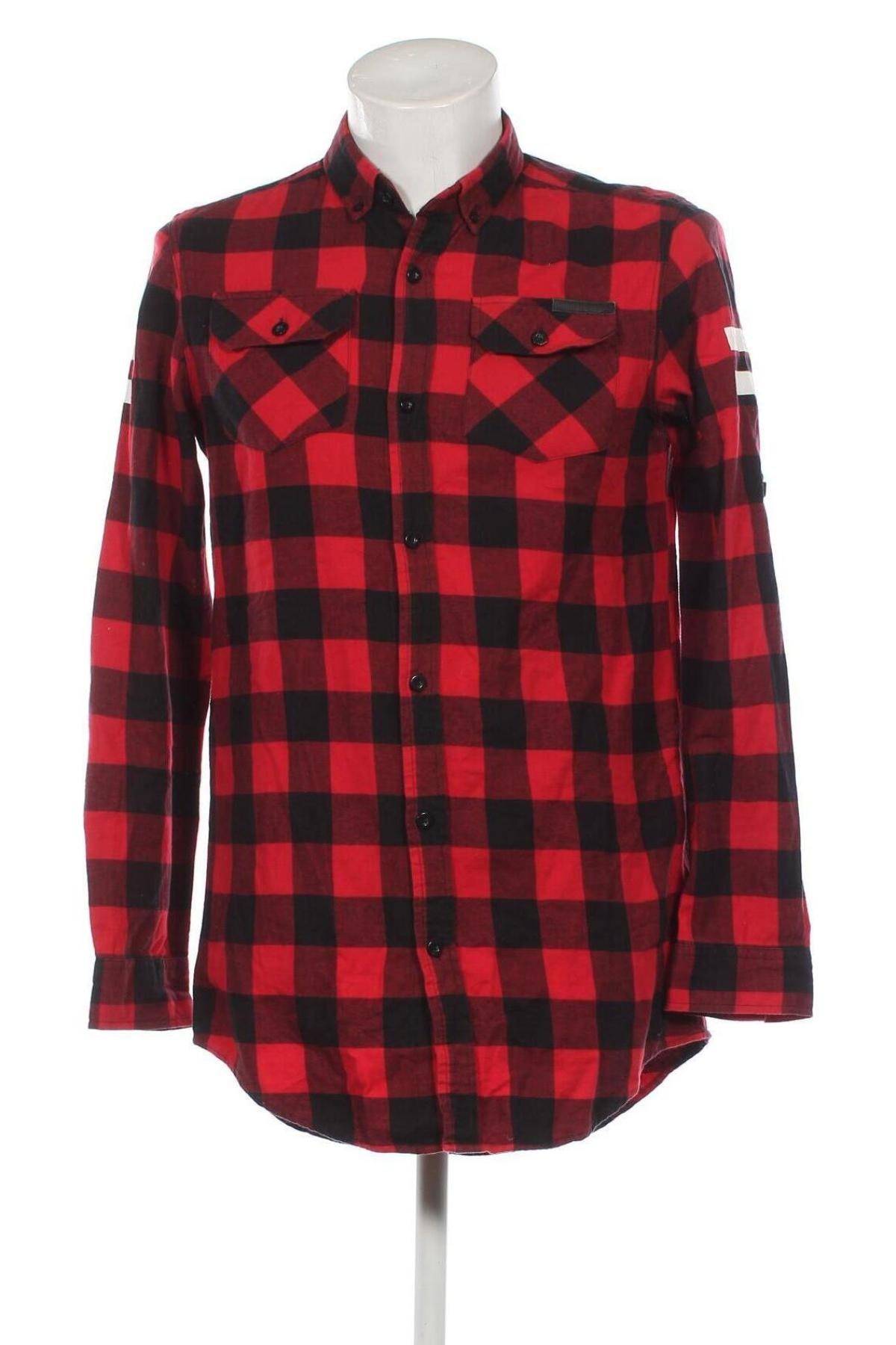Ανδρικό πουκάμισο Criminal Damage, Μέγεθος L, Χρώμα Πολύχρωμο, Τιμή 9,69 €