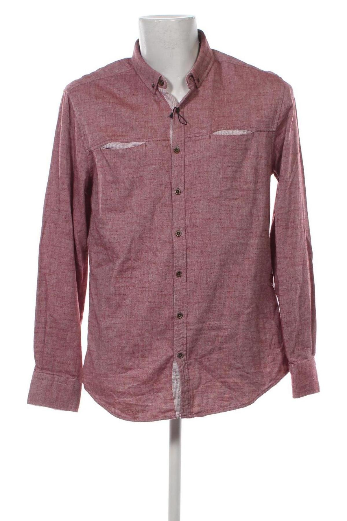 Herrenhemd Defacto, Größe L, Farbe Rosa, Preis 3,83 €