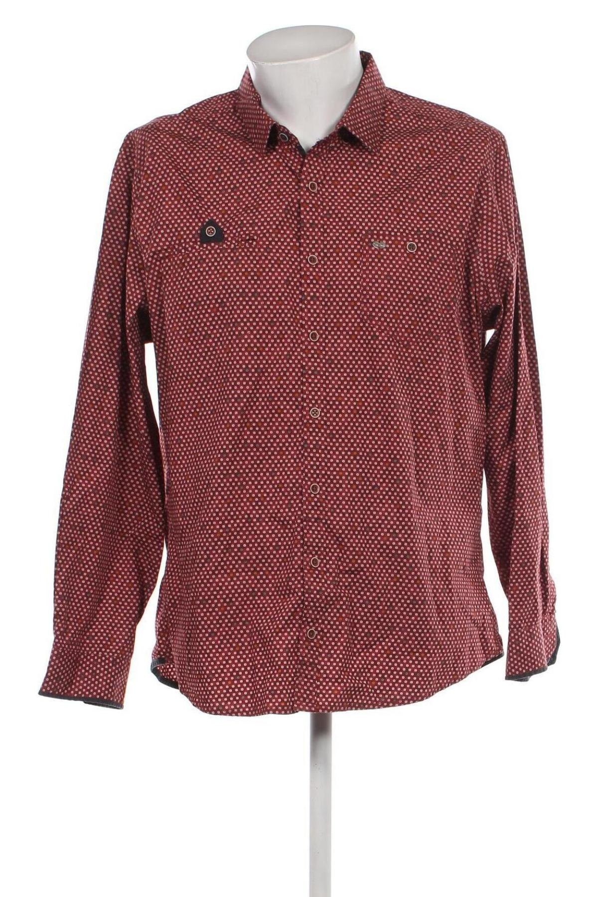 Ανδρικό πουκάμισο Engbers, Μέγεθος XXL, Χρώμα Κόκκινο, Τιμή 30,96 €