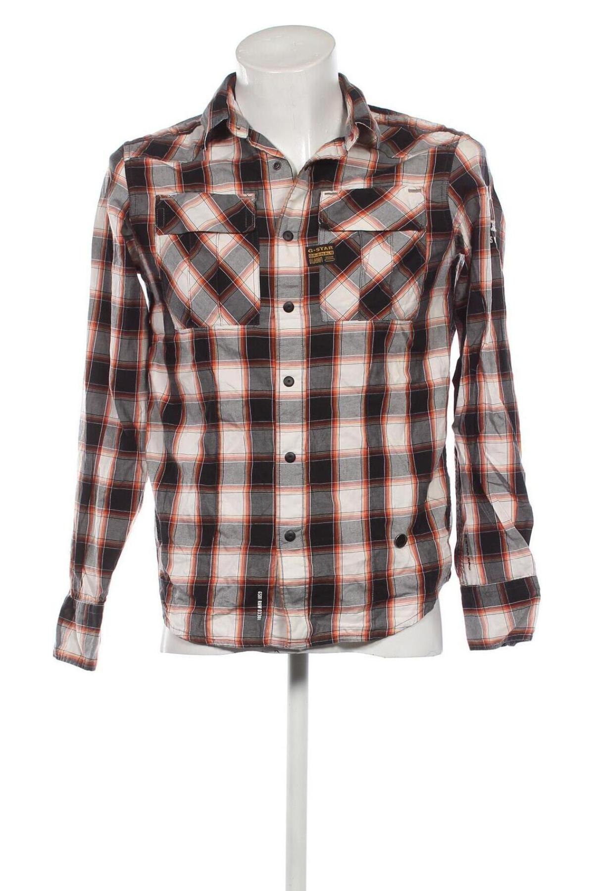 Ανδρικό πουκάμισο G-Star Raw, Μέγεθος M, Χρώμα Πολύχρωμο, Τιμή 14,07 €