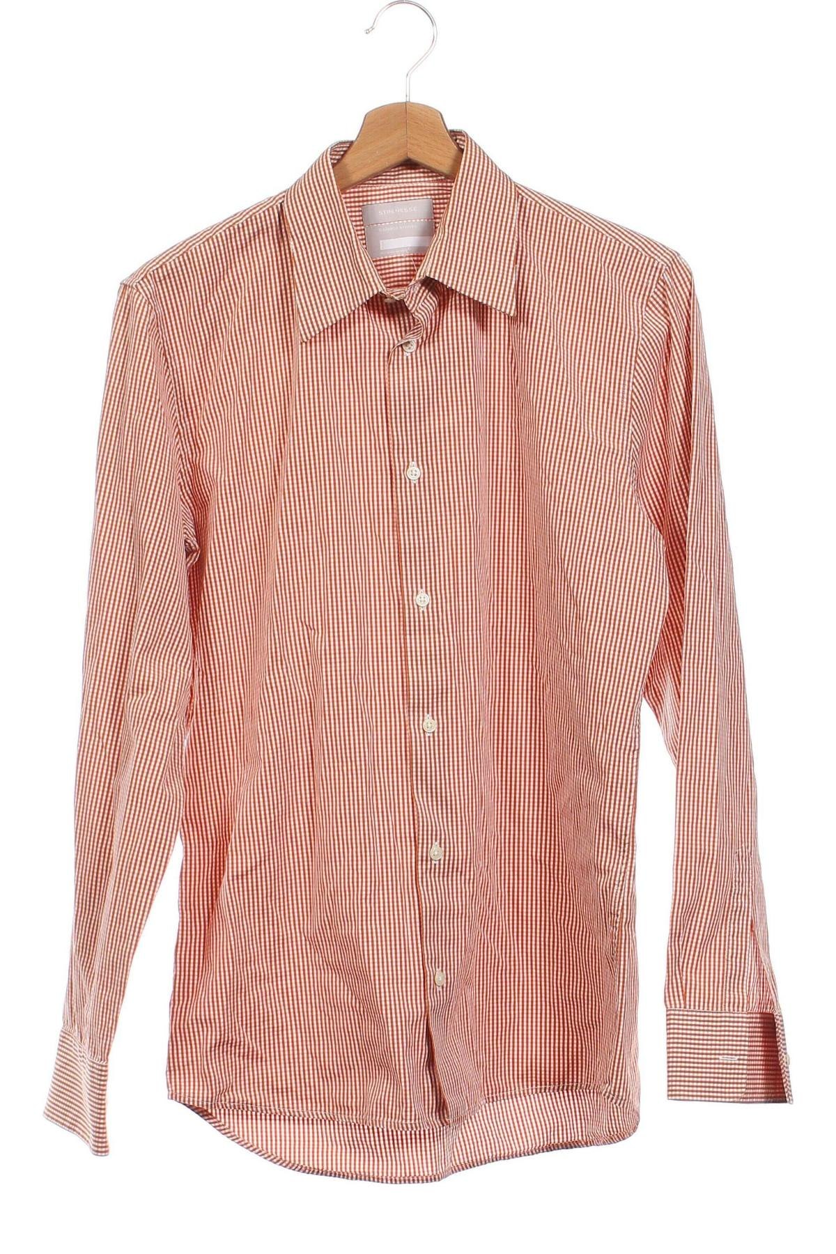 Мъжка риза Gabriele Strehle, Размер M, Цвят Кафяв, Цена 11,25 лв.
