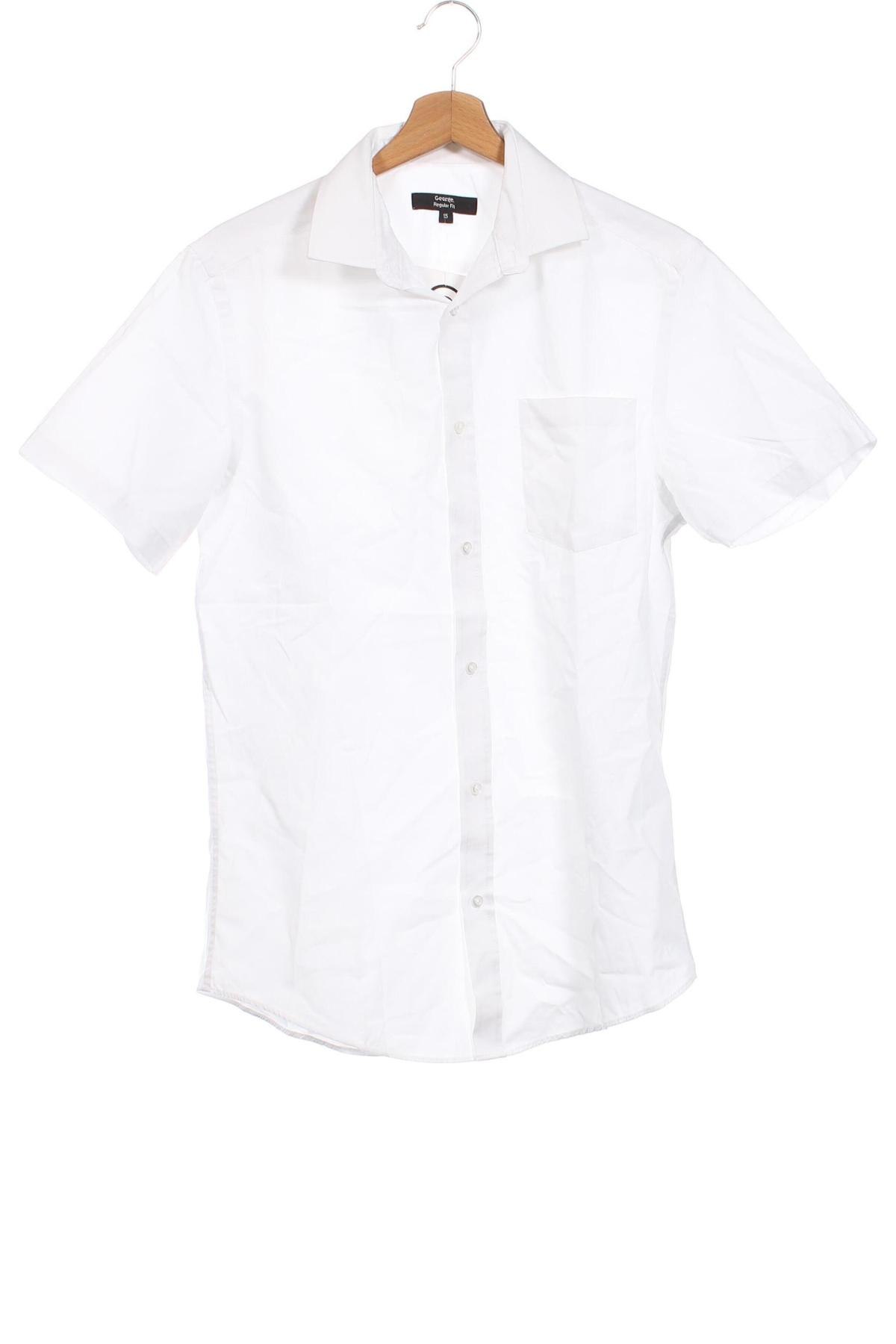 Мъжка риза George, Размер M, Цвят Бял, Цена 29,15 лв.