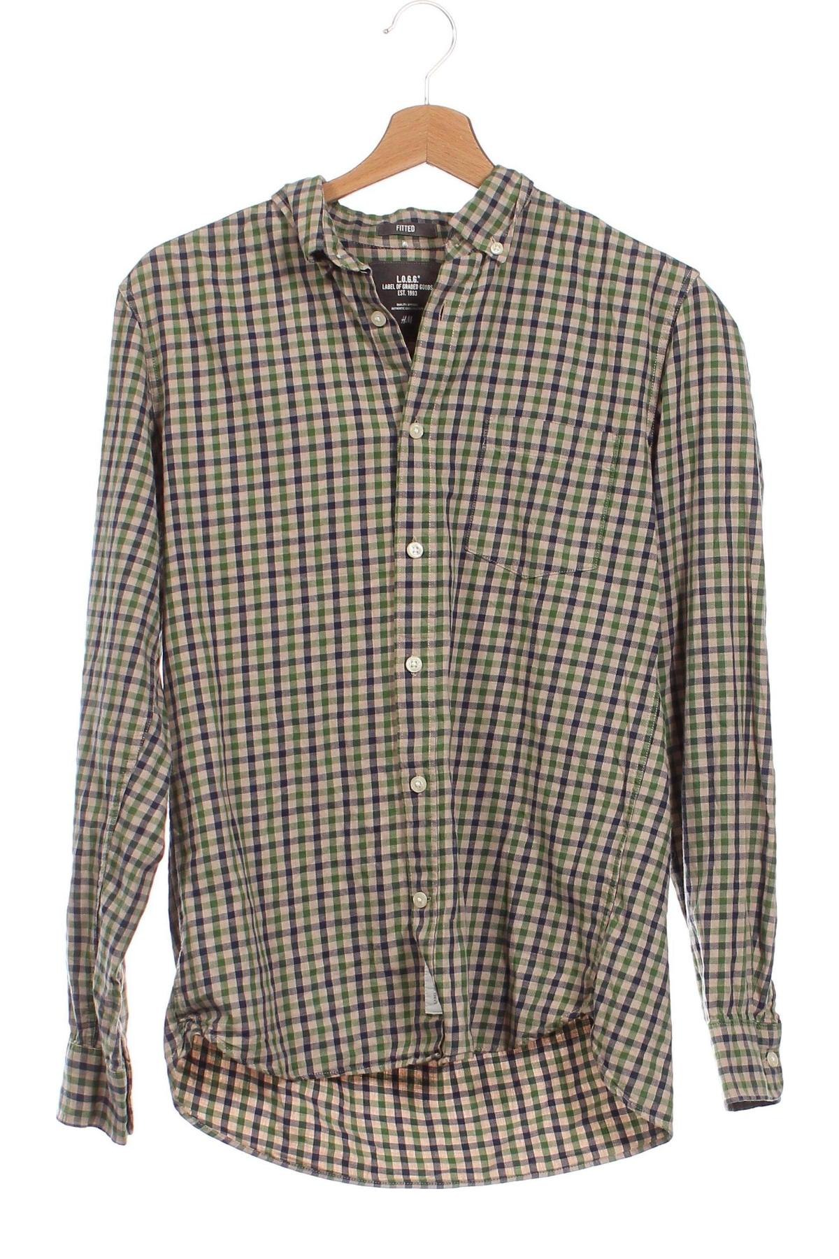 Мъжка риза H&M L.O.G.G., Размер S, Цвят Многоцветен, Цена 6,38 лв.